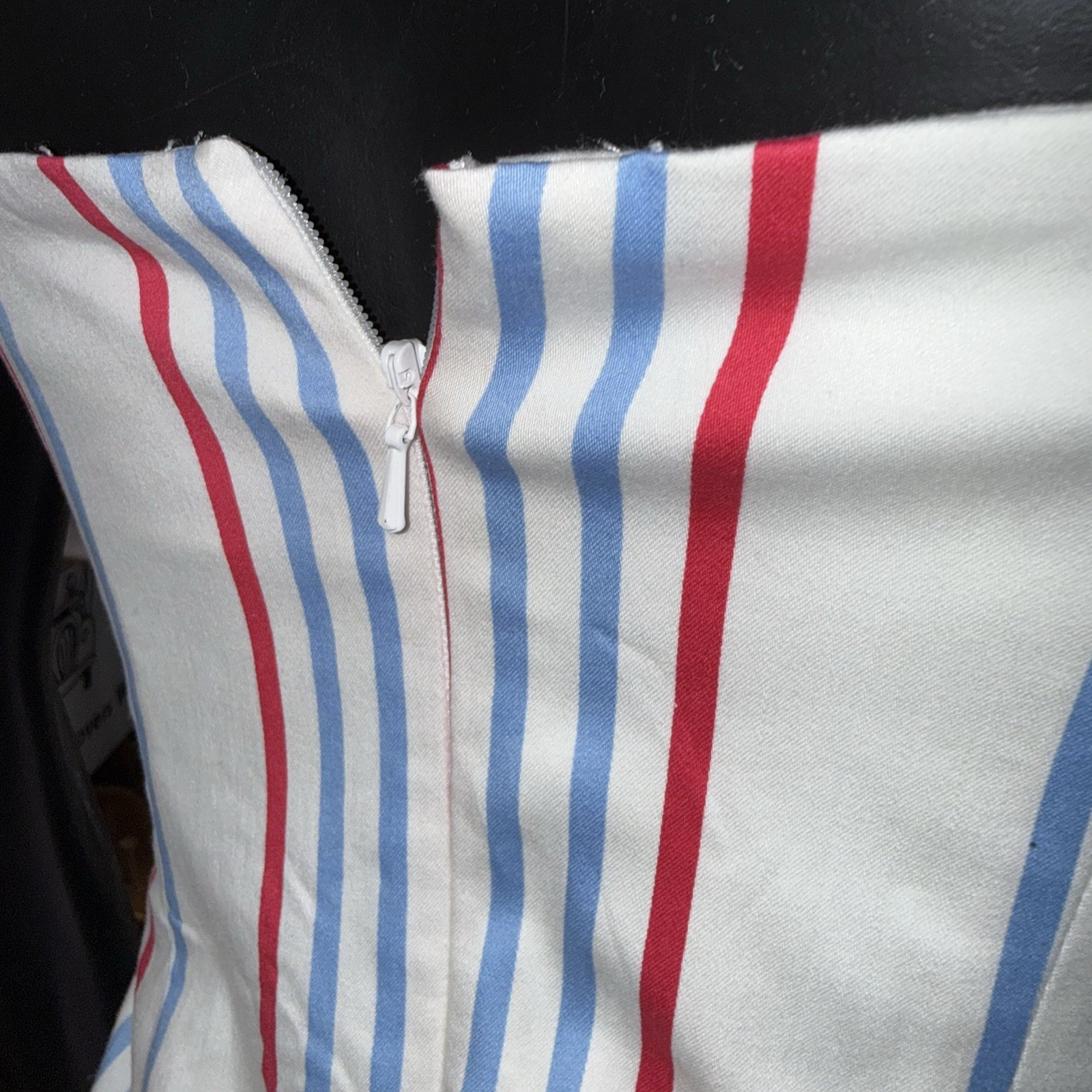 Vintage Melanie Apple Nautical Sundress Sleeveless Form Fitting Sheath Dress Sz2
