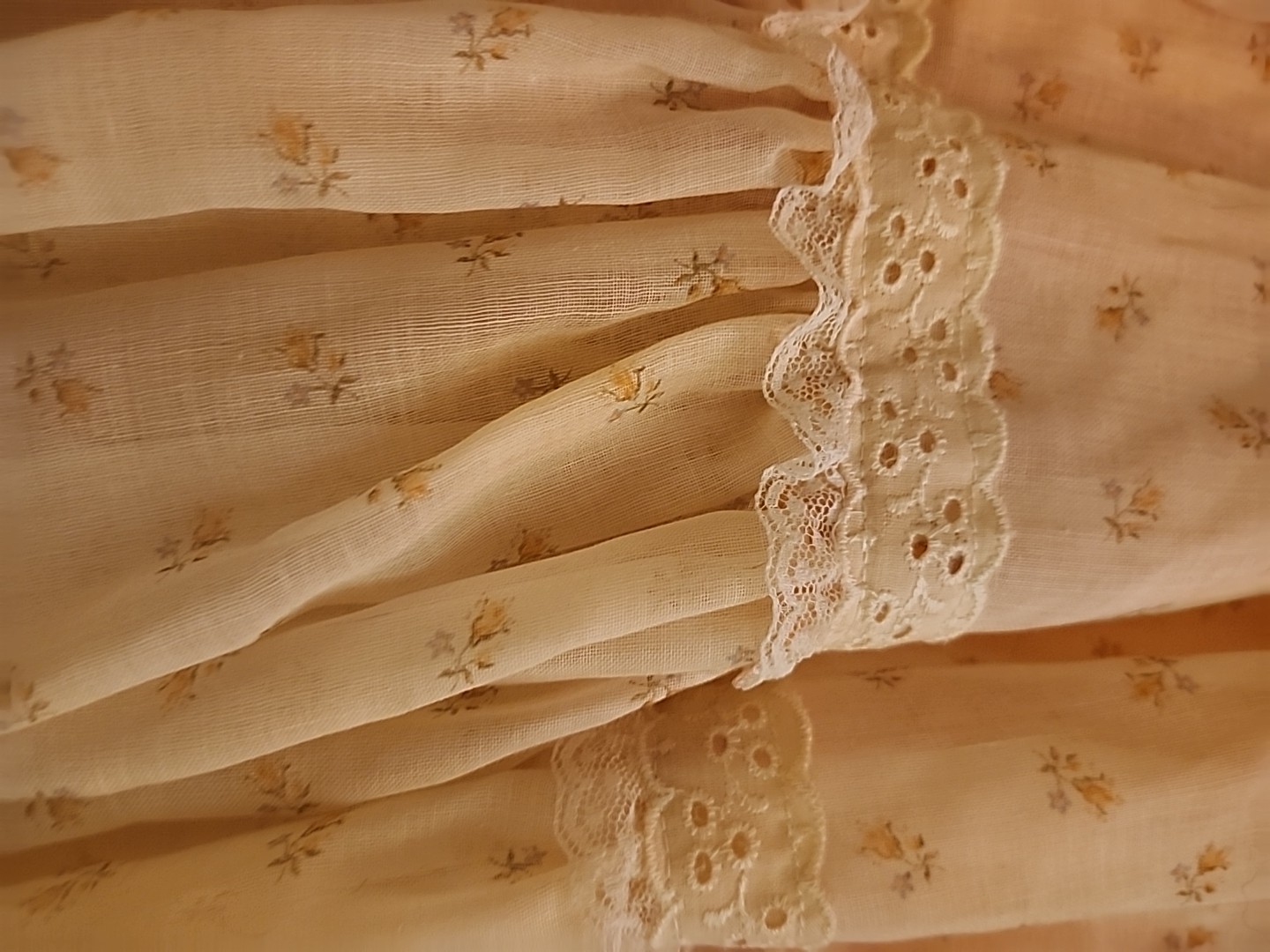 Handmade Pink Vintage Floral Victorian Prarie Cottagecore Dress