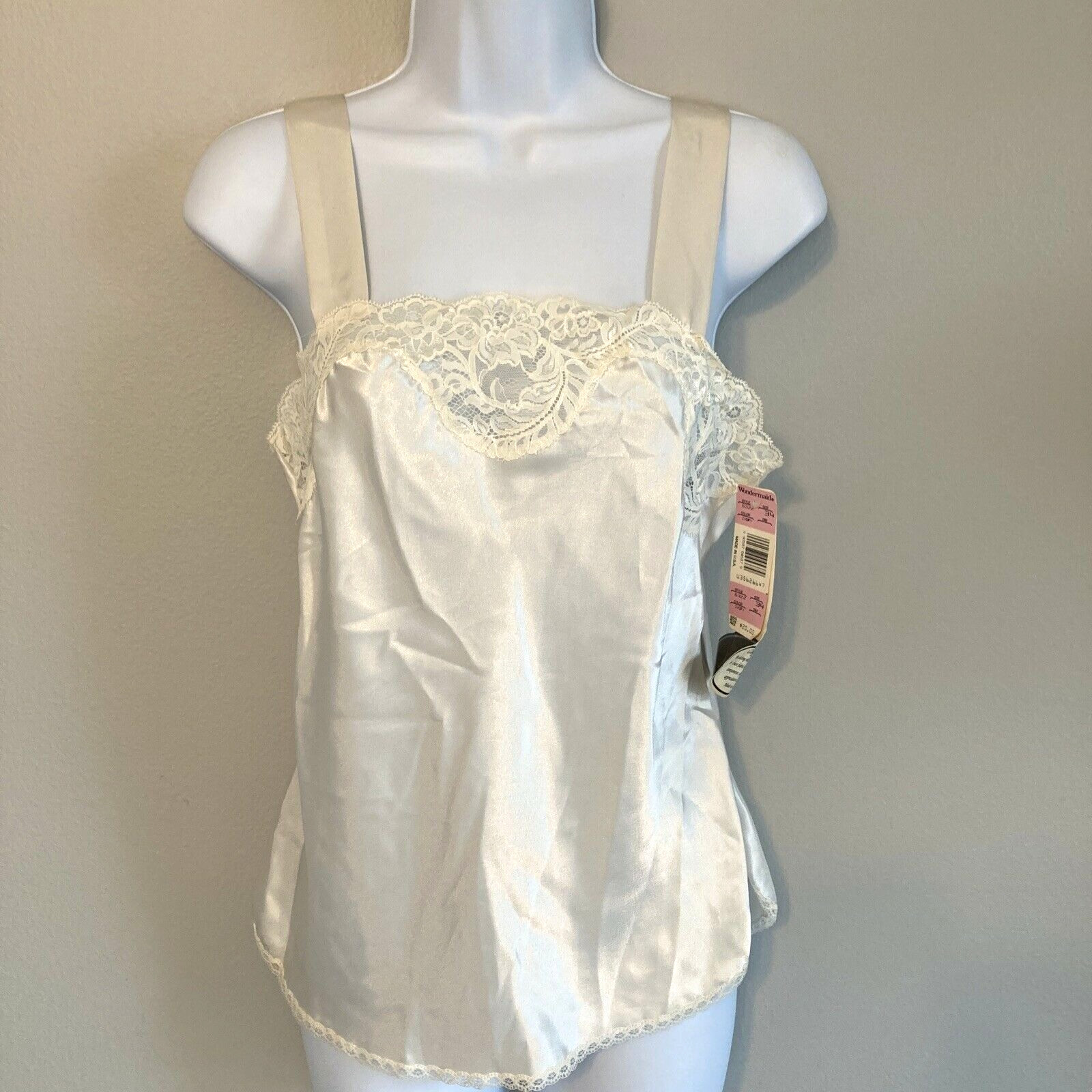 Vintage Wondermaid Camisole Ivory Sz 34 NWT