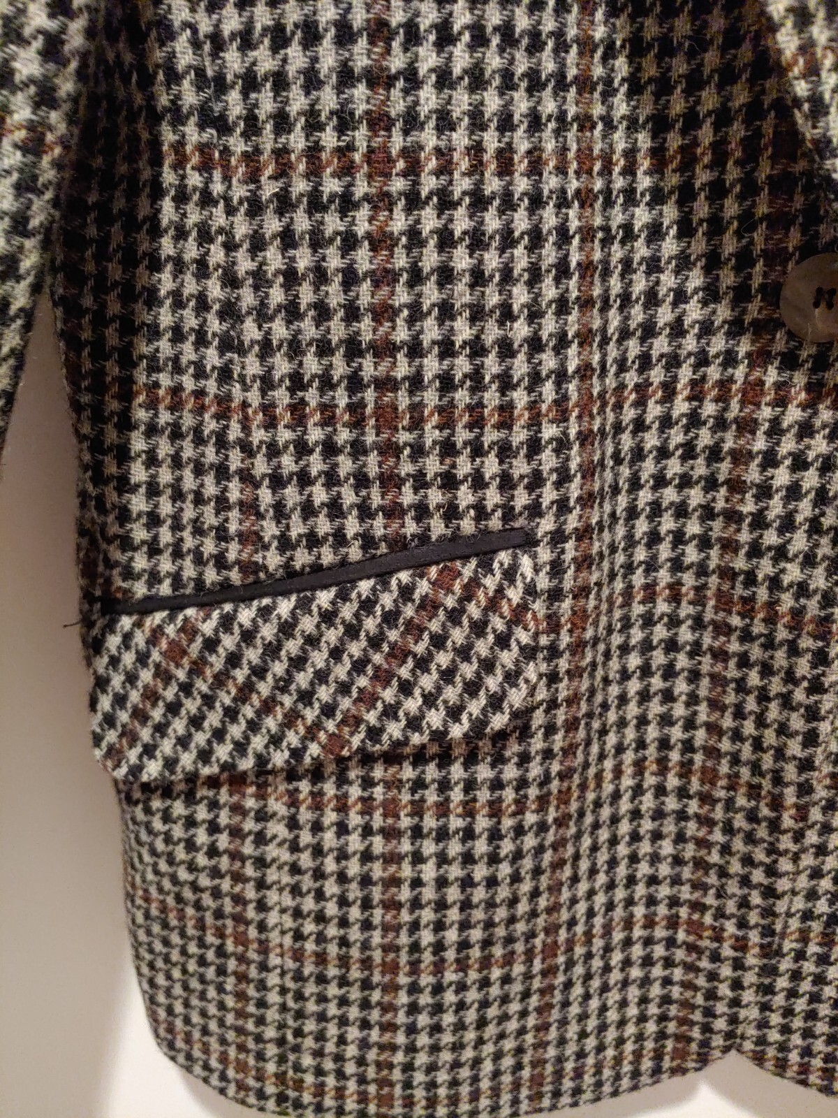 NWT VTG David N Wool Houndstooth Blazer Jacket Women’s 6