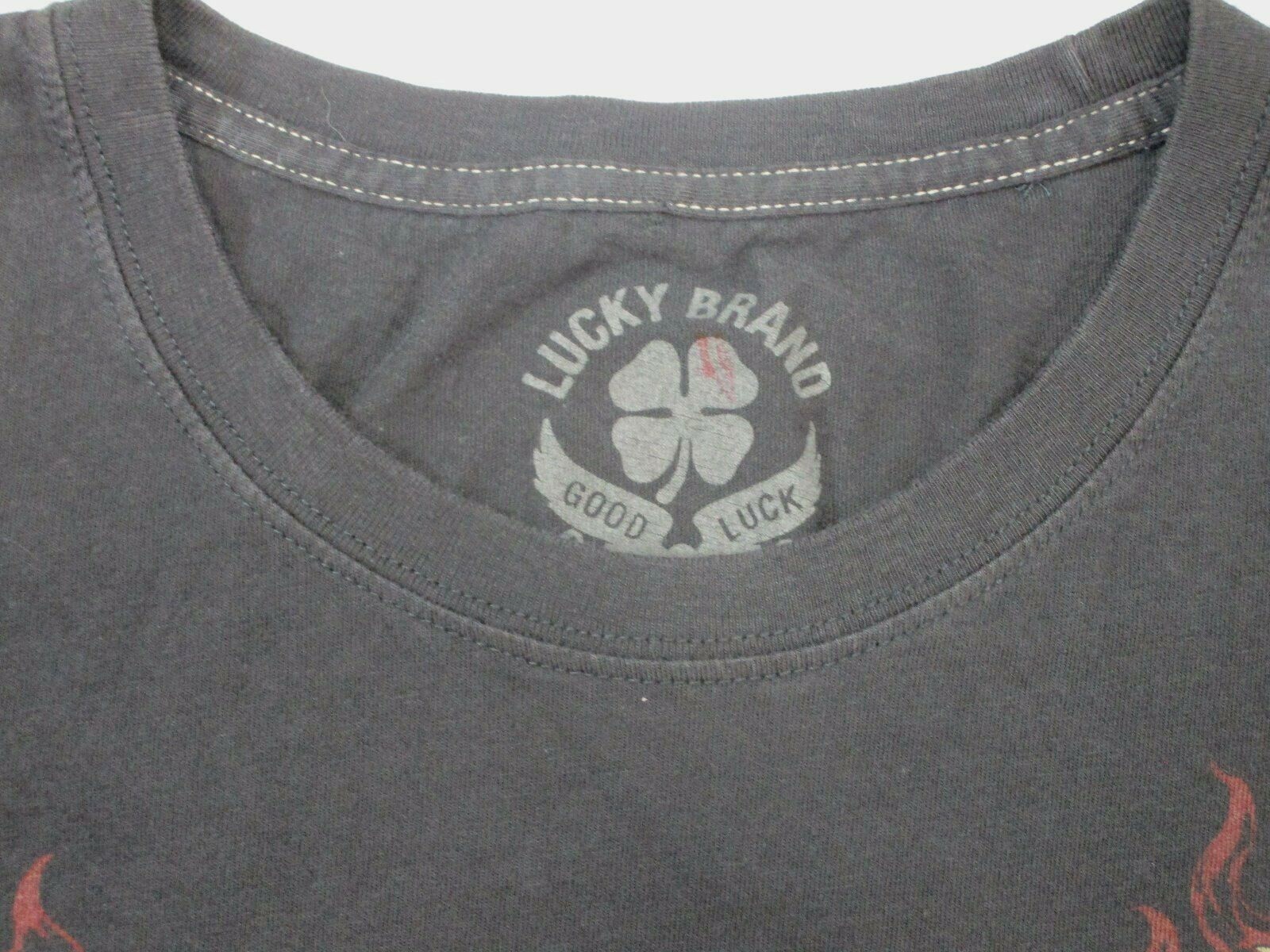 Lucky Brand Hell kat Hell Kat Poker Club „U Win Some Lose some T shirt large
