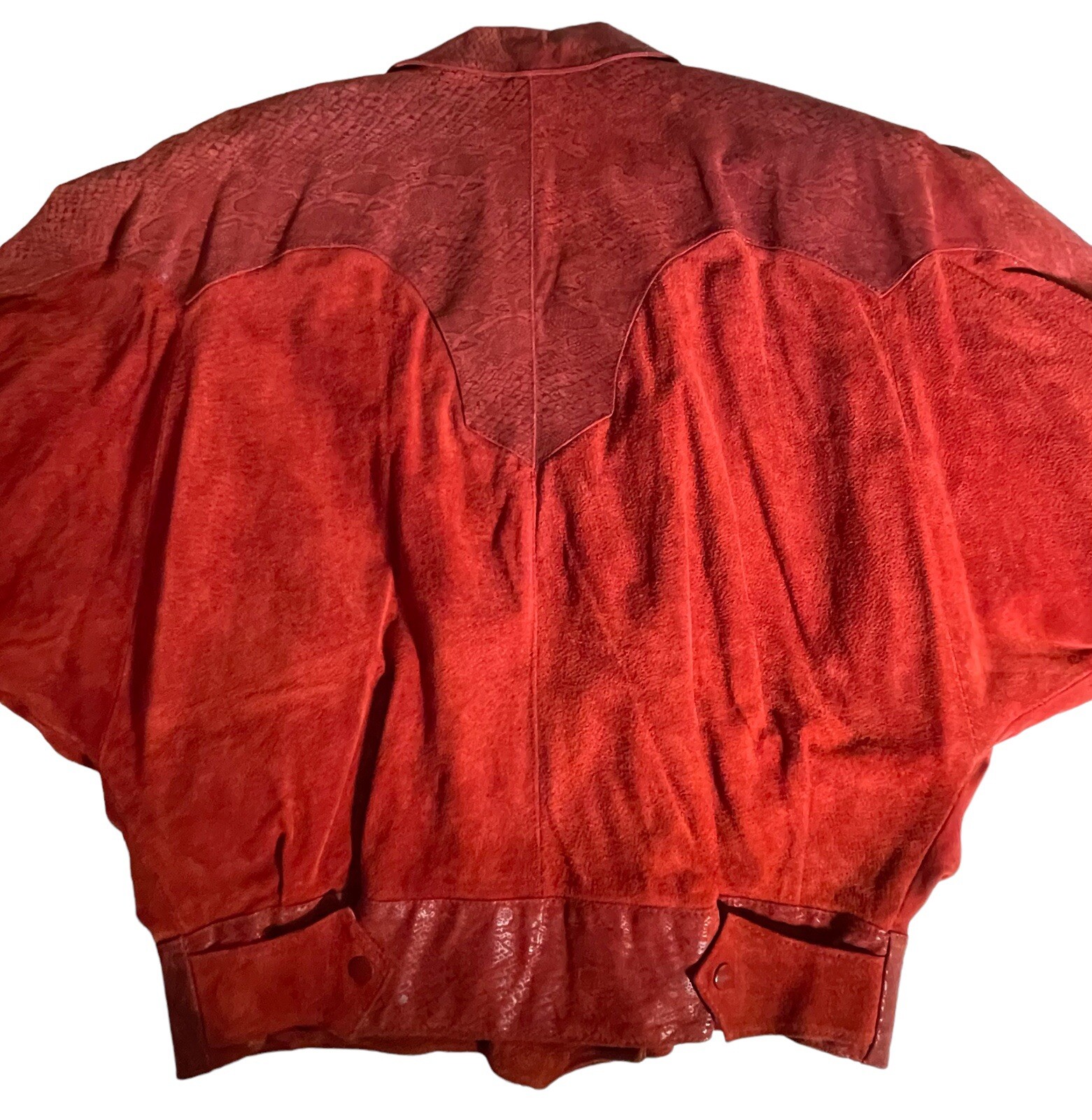 Vintage G-III Leather Fashions Red Lined Leather Jacket EUC 80’s 90’s