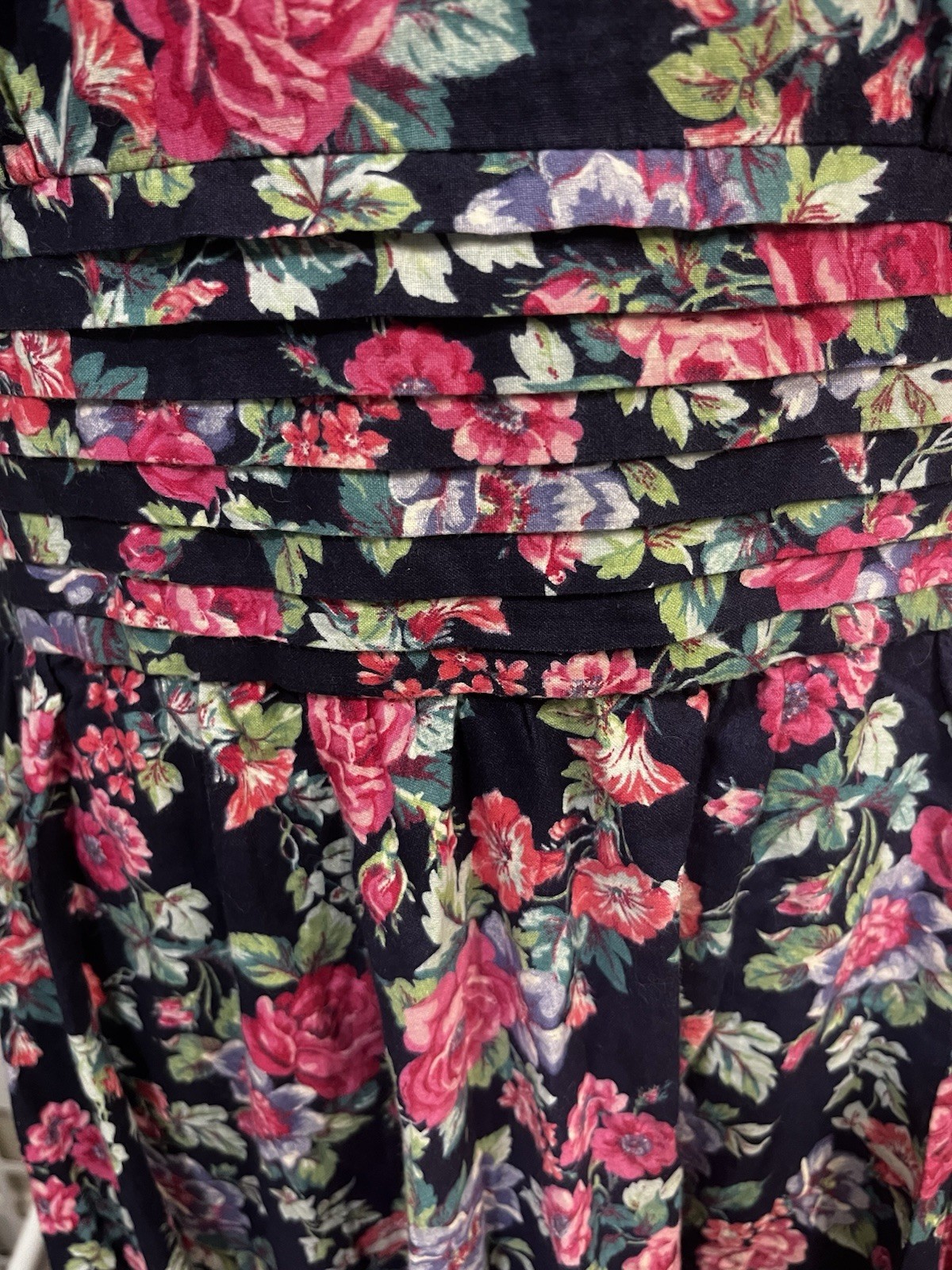 Late 80’s Early 90s Positive Attitude Floral Dress