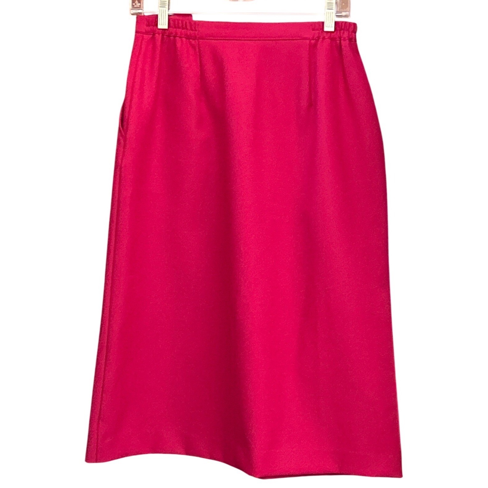 Vintage Haberdashery is Personal Pink Midi Skirt Barbiecore Office Chic 10