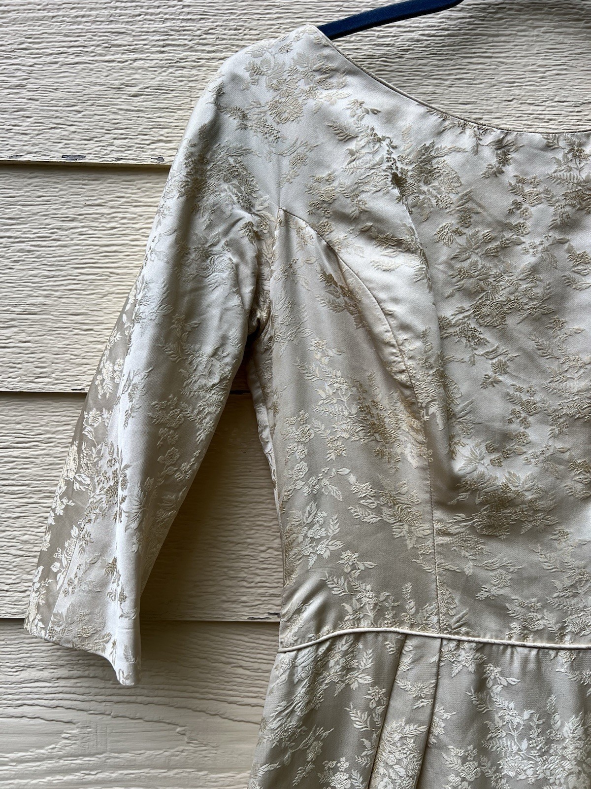 Vintage Wedding Dress Size S/XS Ivory Floral