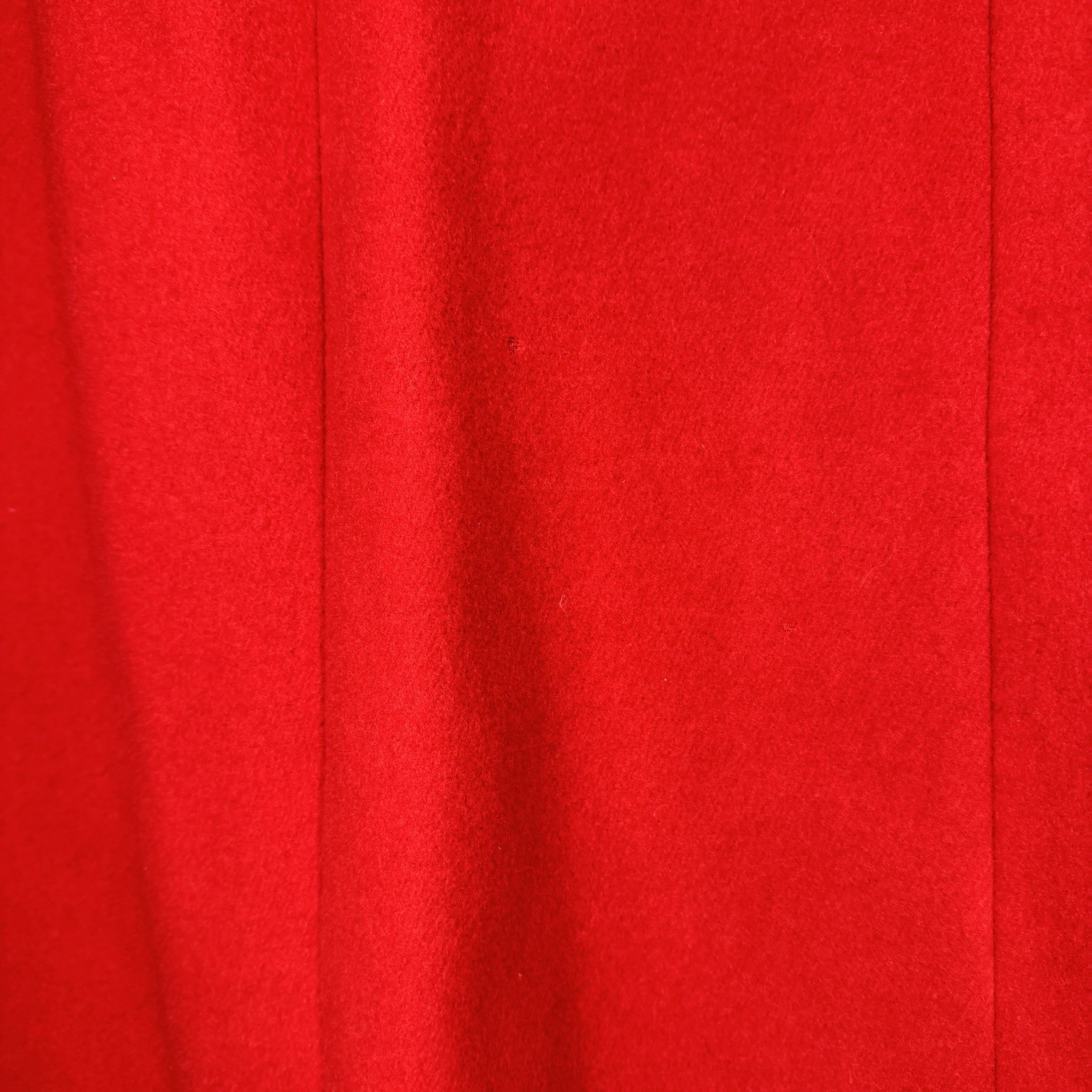 Vintage 80s Donnybrook Womens Red Wool Double Breasted Coat 10 Petite