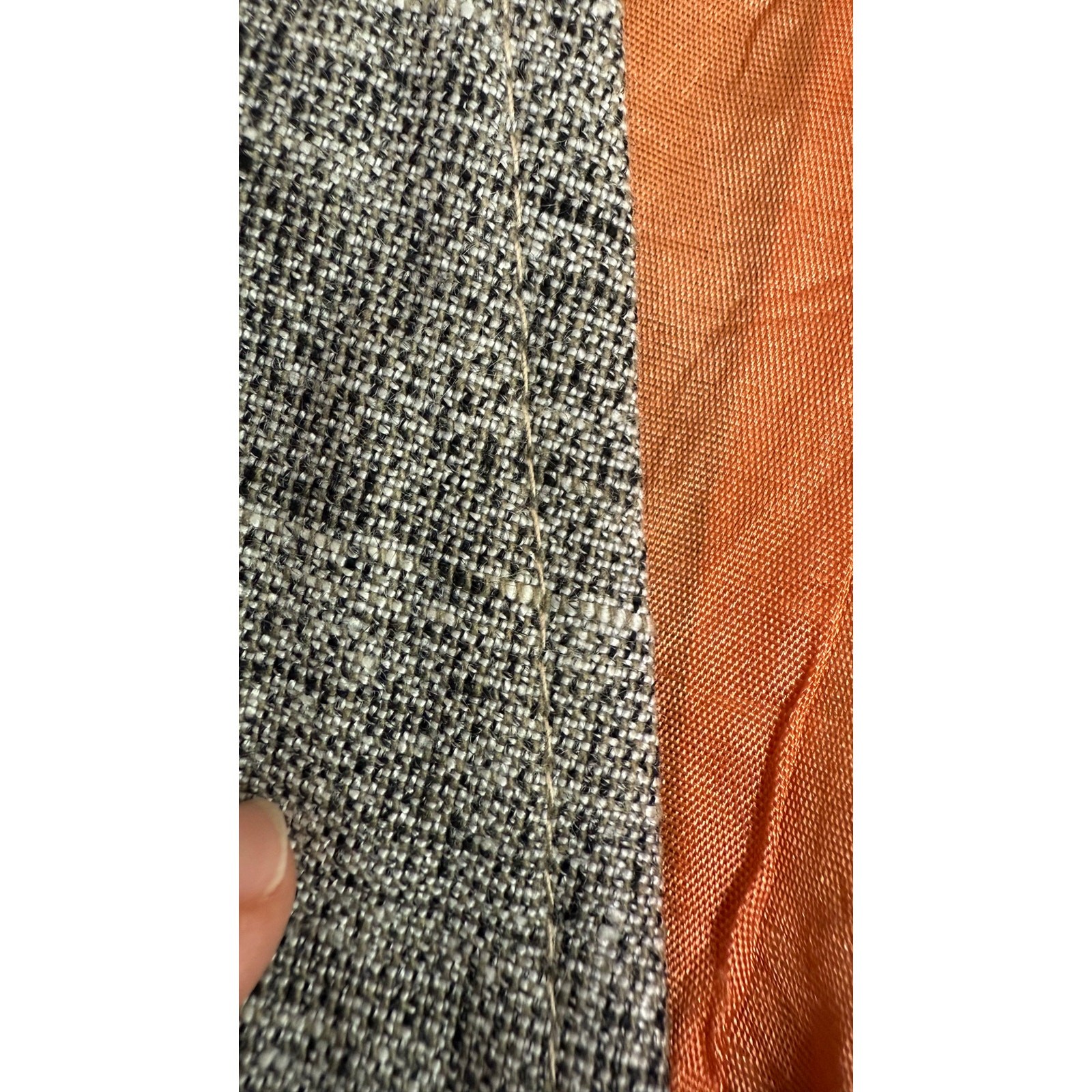 Vintage Single Stitch Made in Italy Blazer Gray & White Tweed Euro Size 42