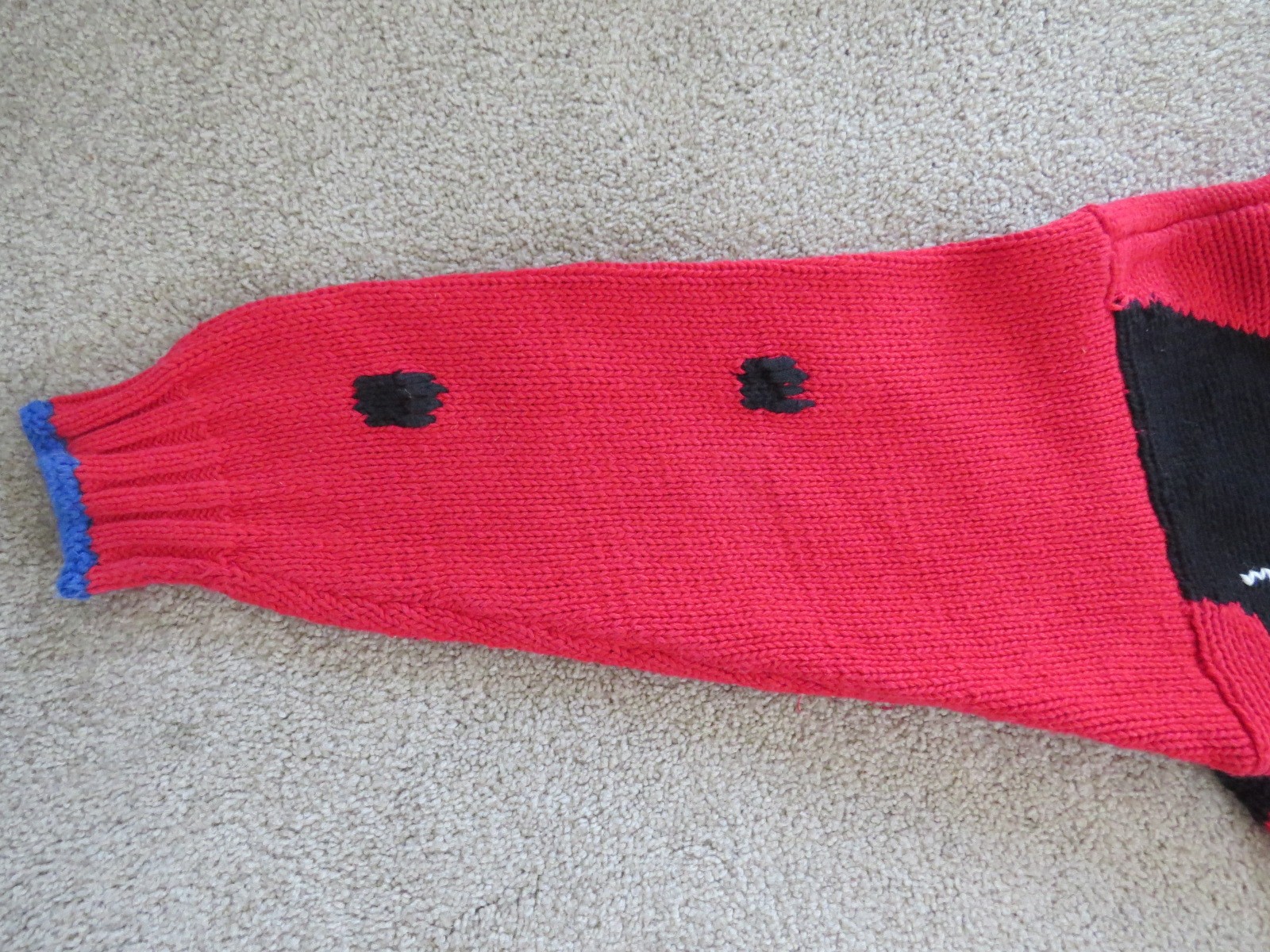 Vtg Cardigan Bay CATS & FISHBOWL Knitted Sweater Size L