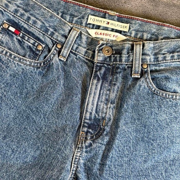 Tommy Hilfiger Classic Fit Denim Vintage Jeans Blue Wash 2