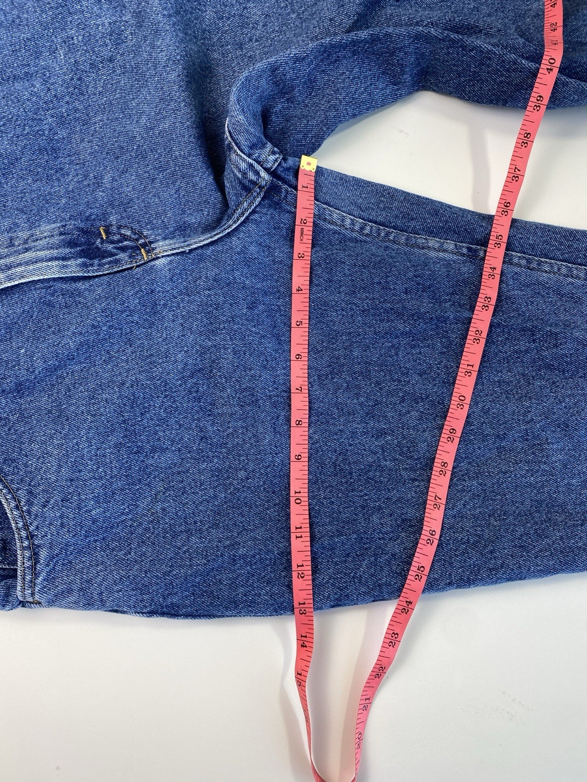 Vintage RIDERS women’s high-waisted 100% cotton blue denim jeans SIZE: 14M