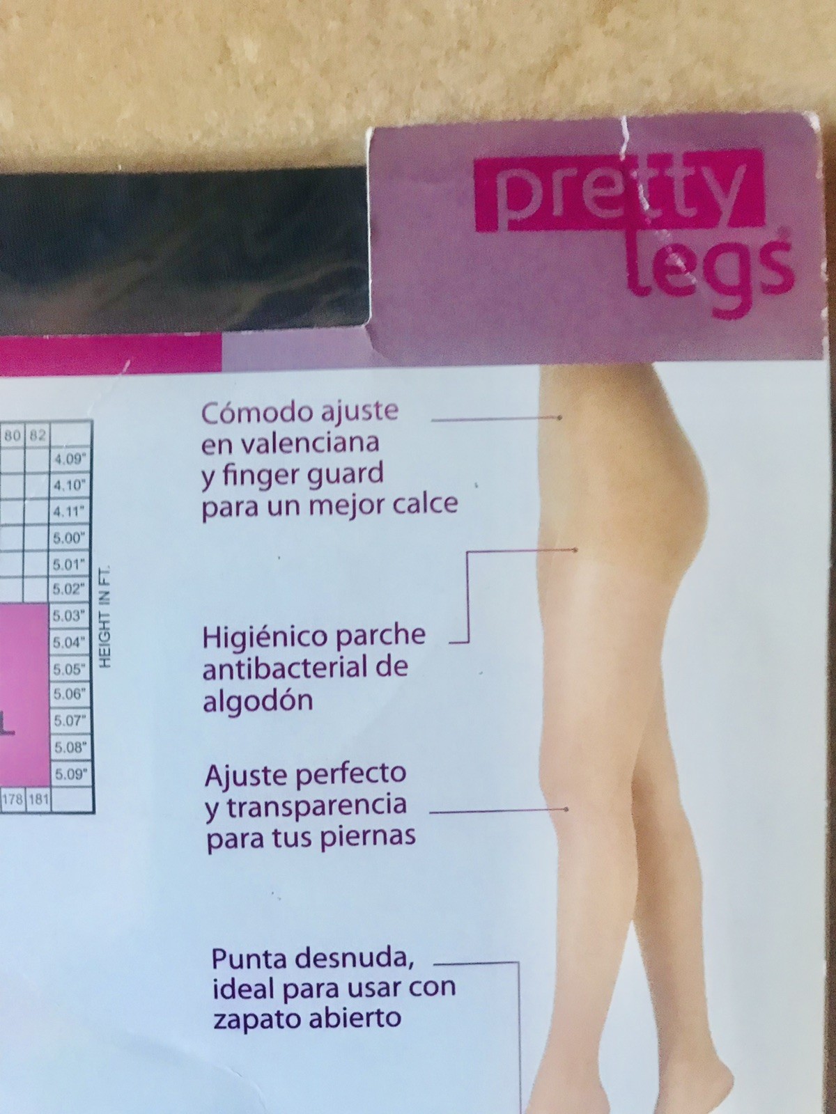 VTG NOS Italy Pantyhose Made In Italy SEARS $109.00 Dark Happy Legs XL