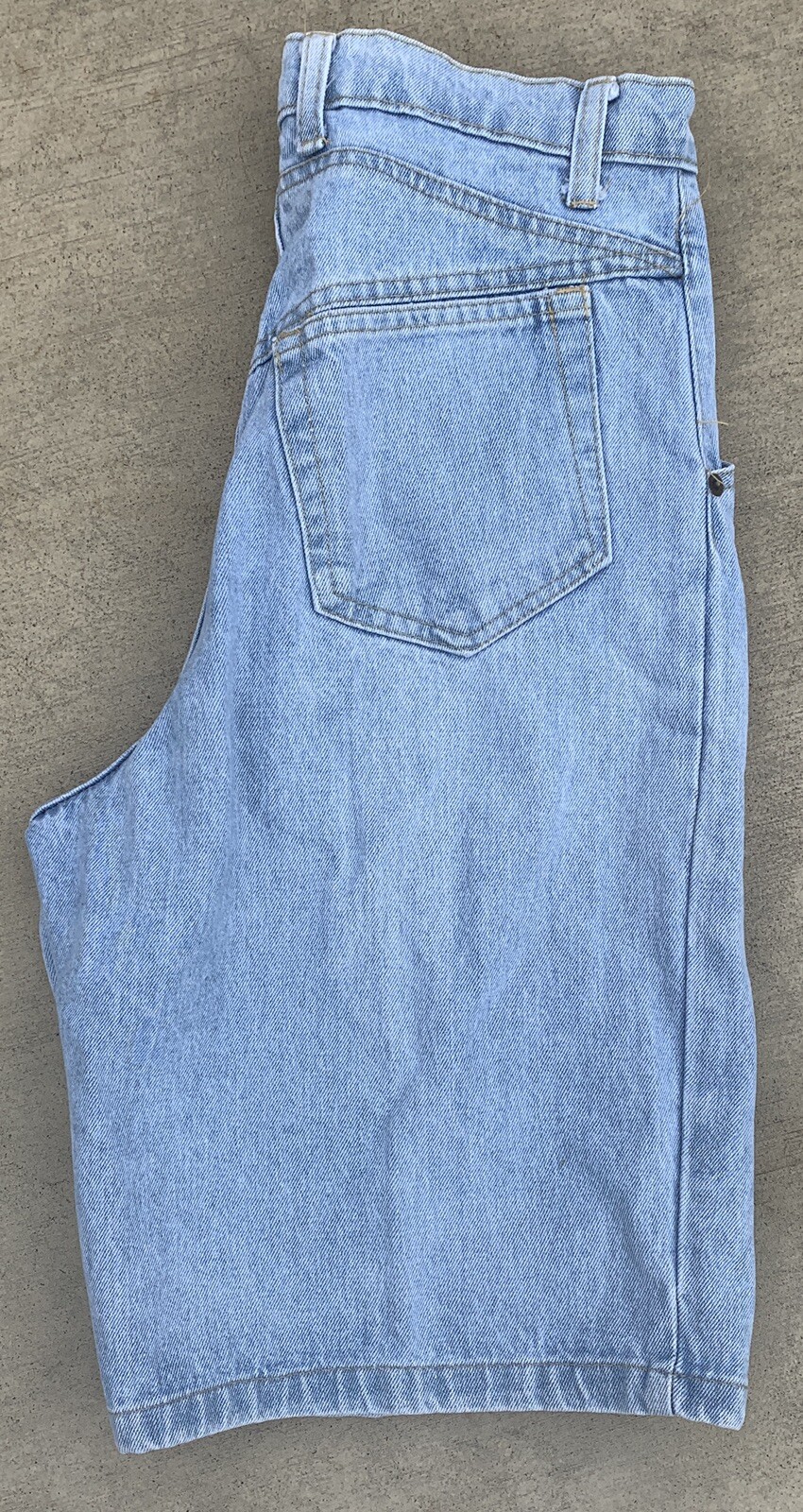 Not Guilty USA High Waist Denim Shorts 9/10 28 In Waist Talon 42 Zipper Jorts