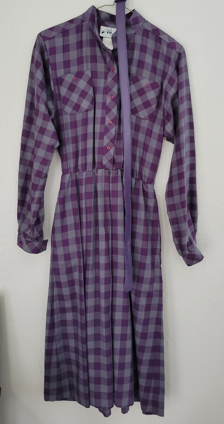 RETRO Vtg 50s Style WILLI of California Full Skirt Rockabilly Dress Sz 6 80s
