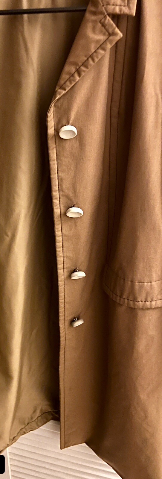 Blizzand Vintage Trench Rain Coat Made In France in 1960s