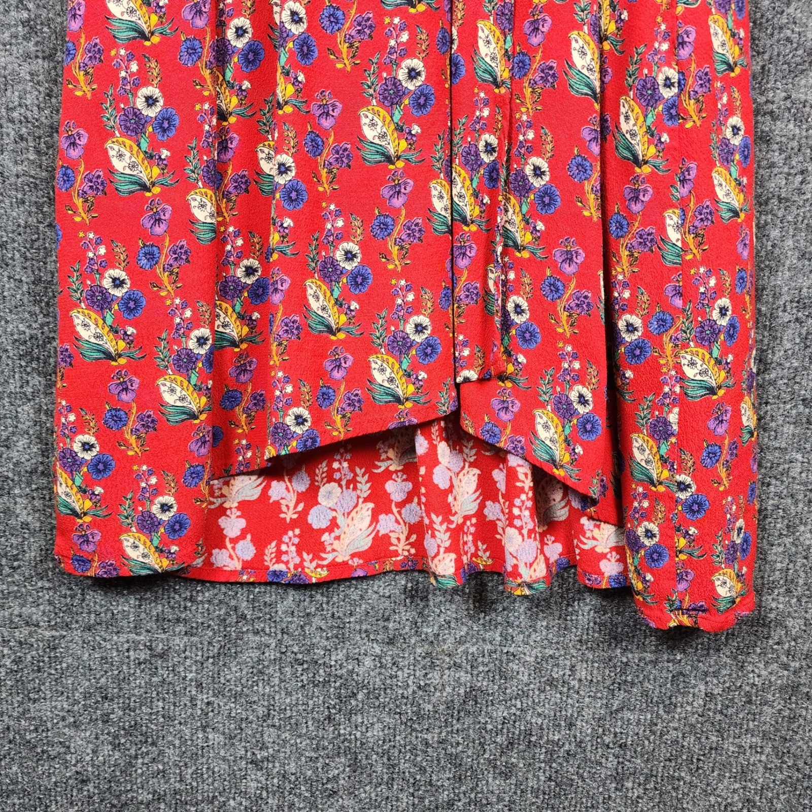 Maeve Anthropologie Womens Wrap Dress Size 8 Boho Floral Cottagecore