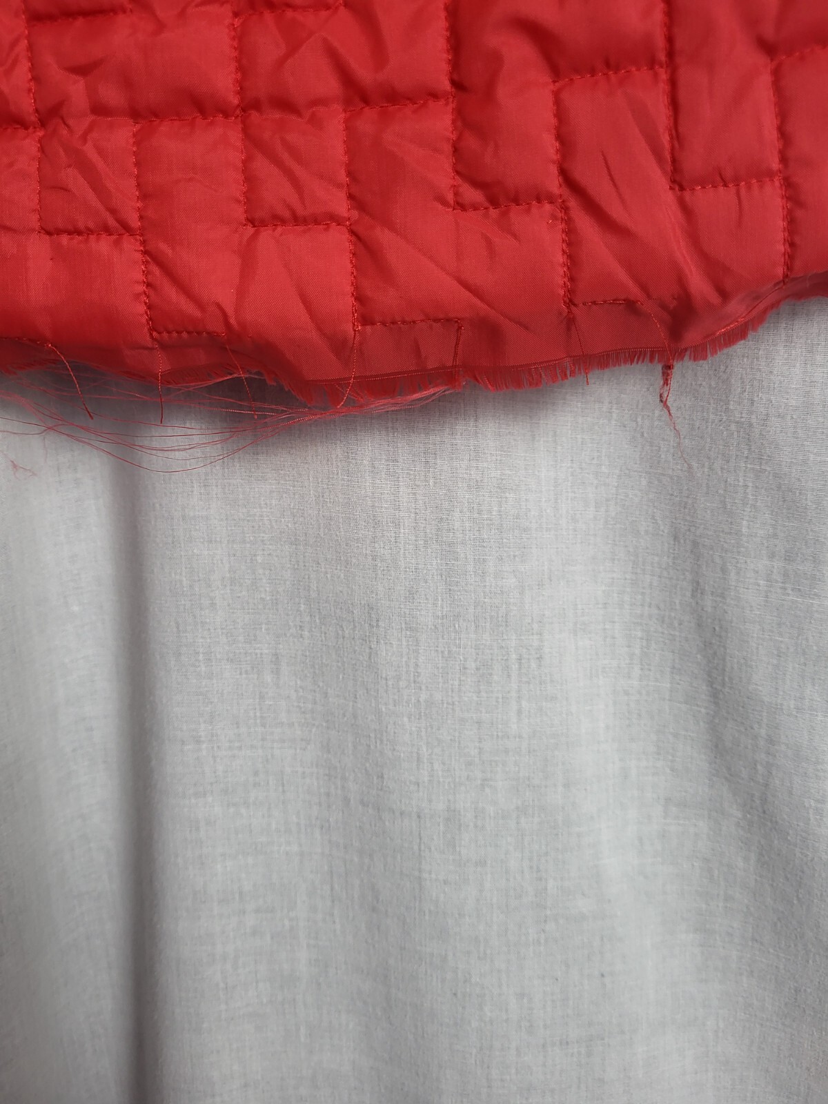 Kent LTD Vintage 1960s – 70’s Coat Red Square Quilted Button Up Jacket Winter