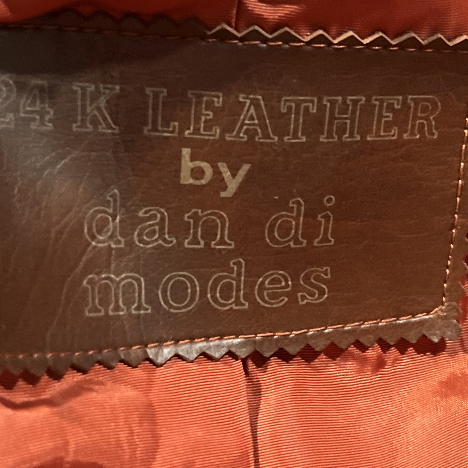 Woman’s Leather Coat Cognac Boho Mod Groovy Disco 70s Style Glam See Measurement