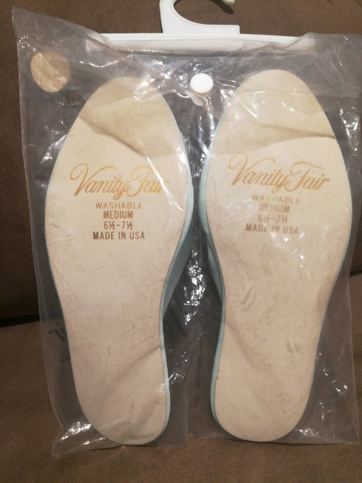 Vintage Vanity Fair Womens Washable Medium Sleepers Size 6.5 – 7.5 Made in USA