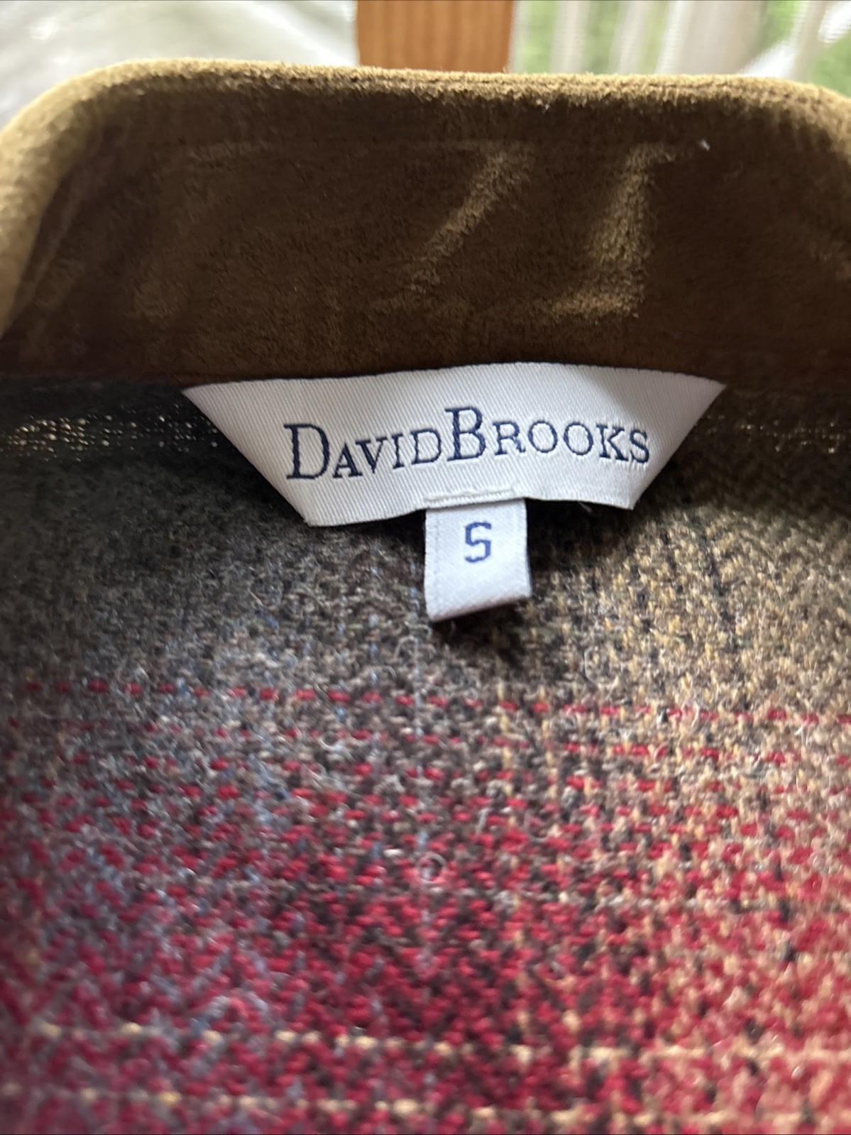 Vintage David Brooks Jacket Aztec Wool Shacket Southwestern Small