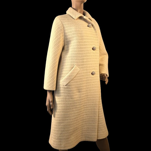 Vintage Sycamore Swing Dress Coat Union ILGWU Label See Size Measurements