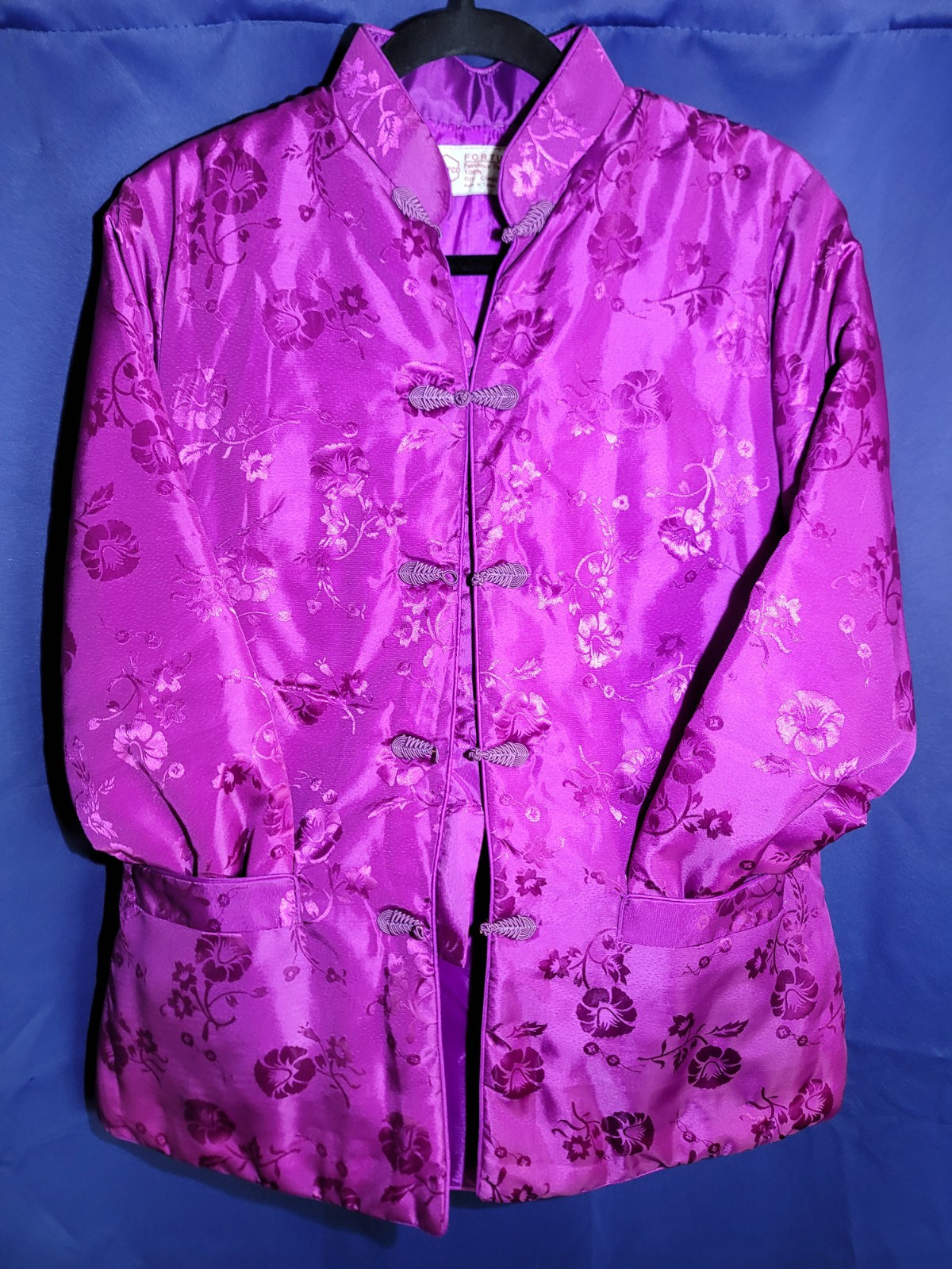 Fortune Fabulous Fashions Co. Vintage Jacket Large Made In Taiwan Poppies?