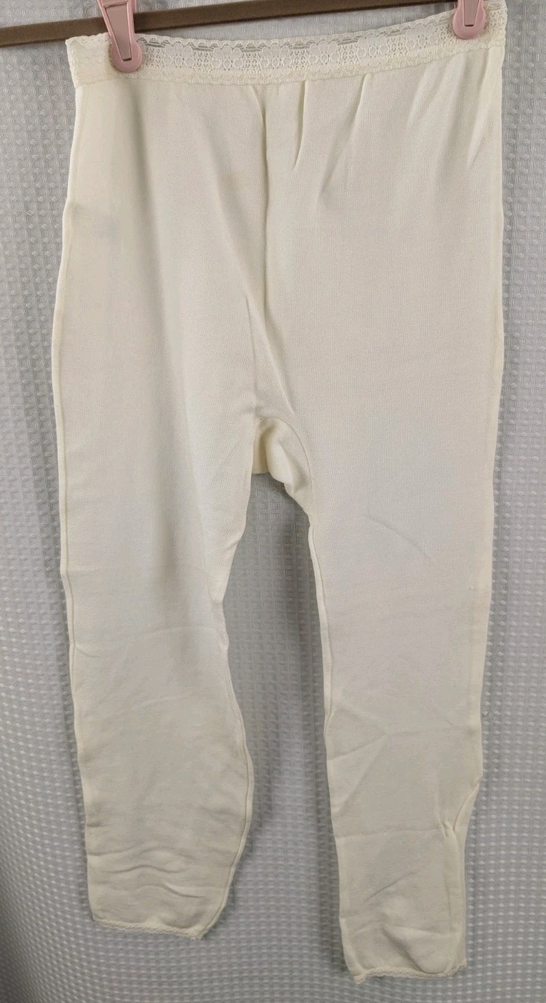 Vtg TWO pr. Jolie Grande Womans Long Johns Long Underwear Size 5-7 NWOT USA Made