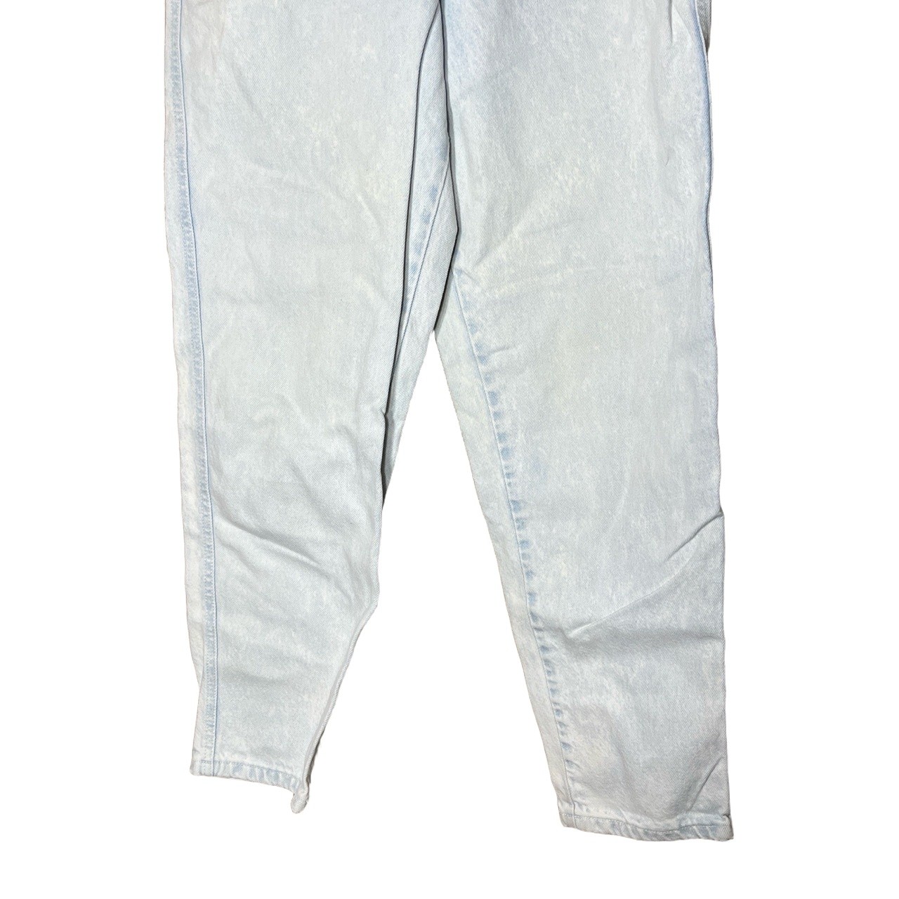 ZENA Jeans Light Blue Acid Wash Vintage High Waisted Tapered Retro Mom size 10