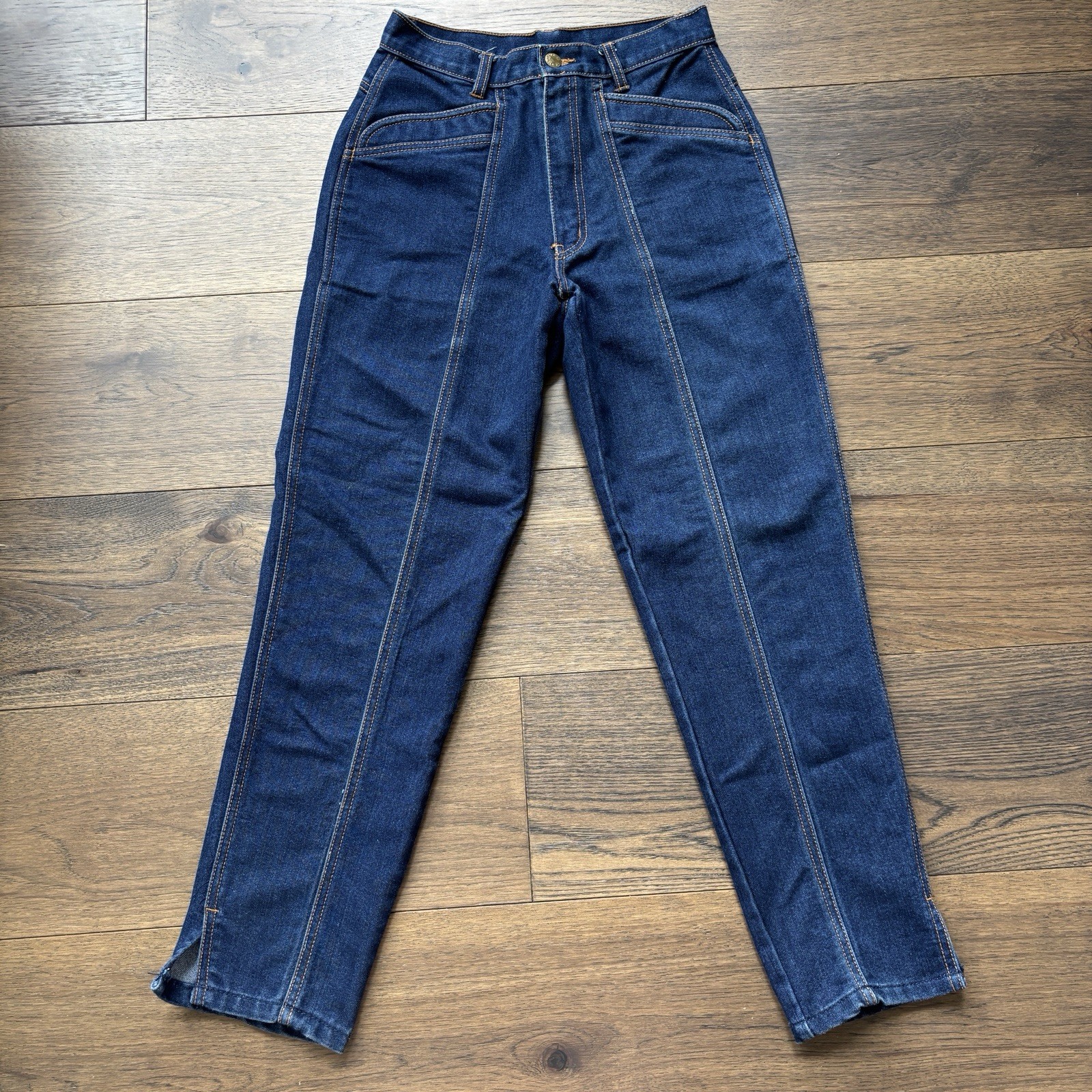 Gitano 80s 90s High Rise Dark Wash High Waist Tapered Mom Jeans Women Sz 10/11