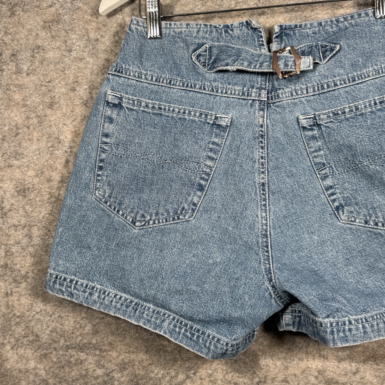 Vintage 90s Womens Canyon River Blues Button Fly Denim Shorts Size 5 26×3