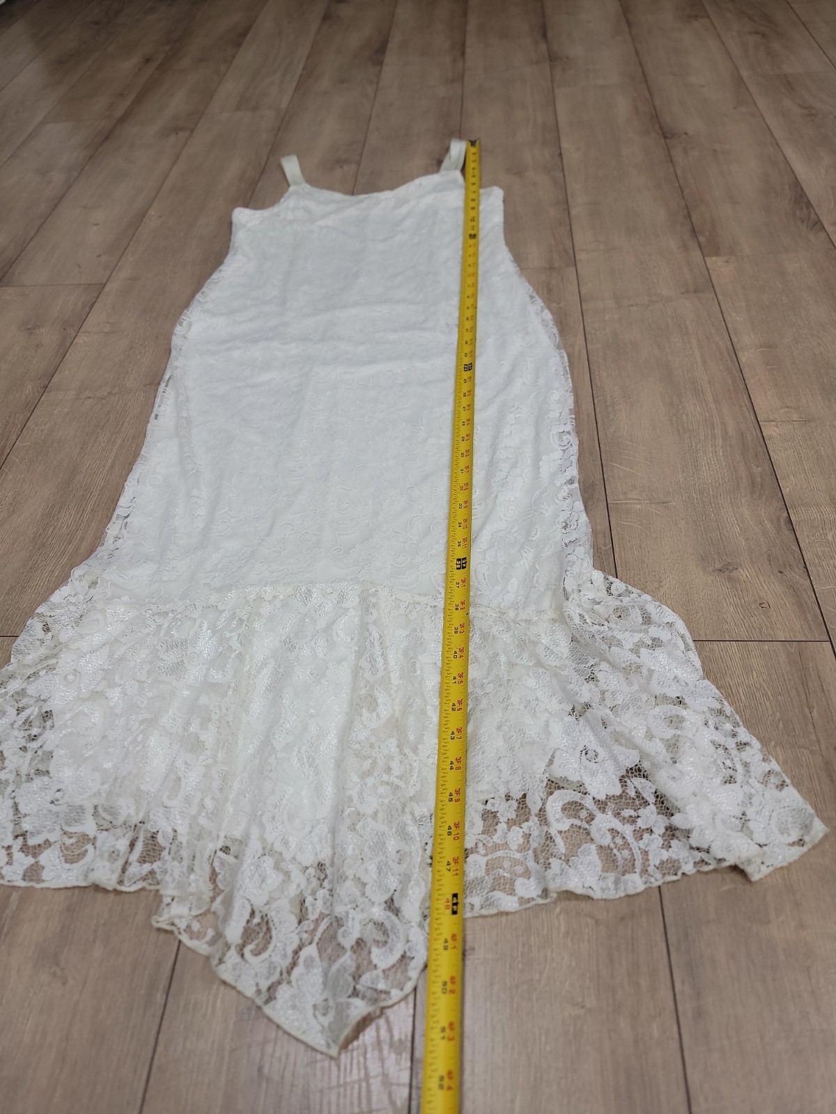 VTG Y2K Spencer Alexis Wedding White Lace Maxi Dress Jacket 2pc Set 12P Petite