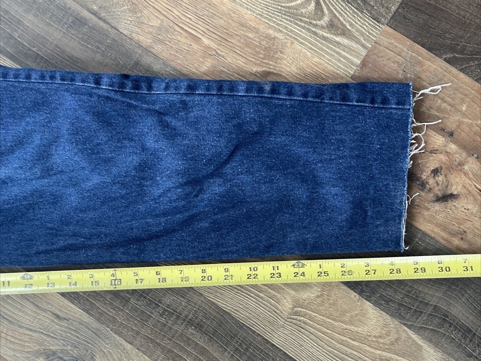 Pizzazz New York Paris Blue Jeans Elastic Waist Talon 42 Zipper size W30 L28.5