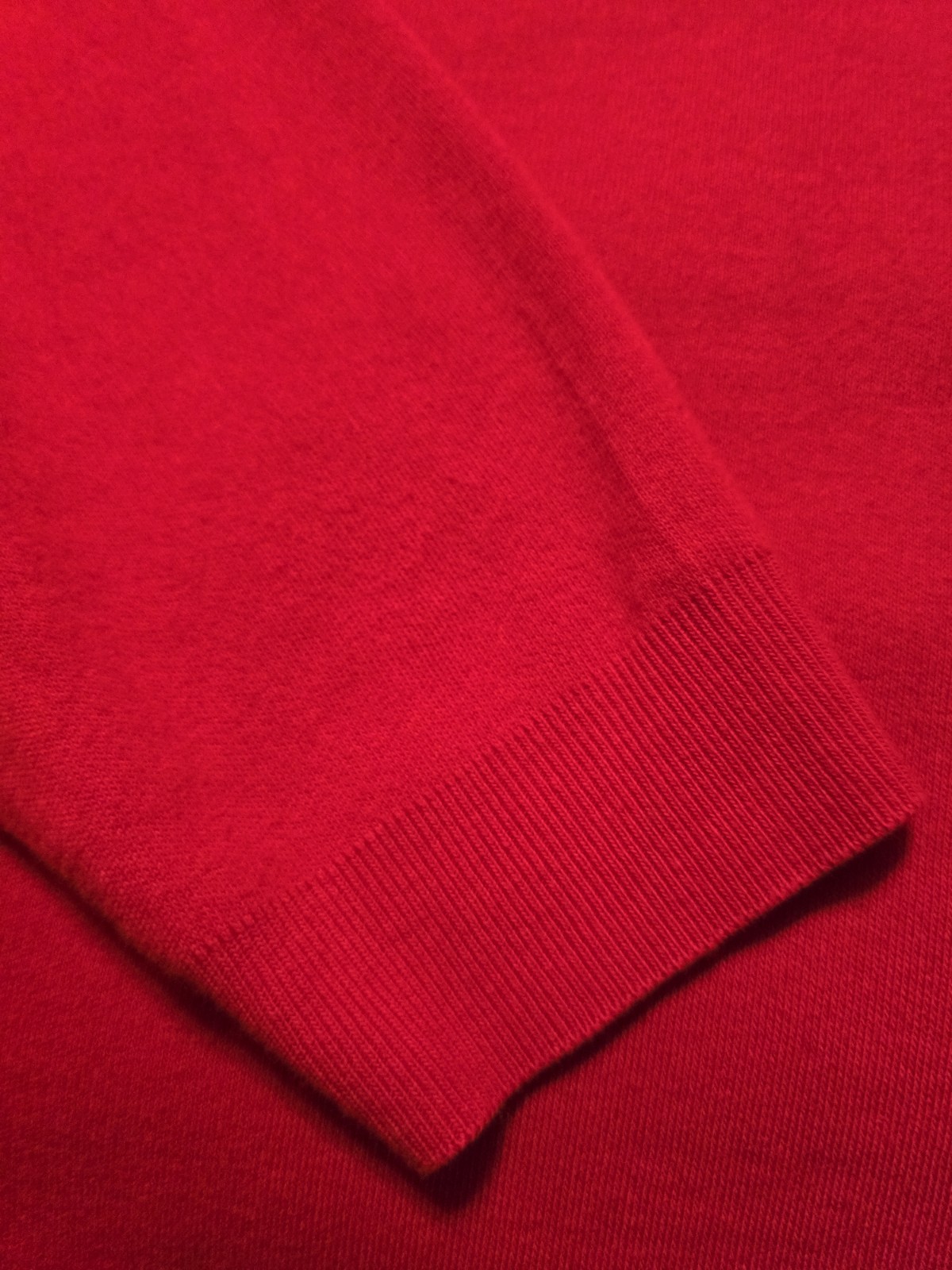 VINTAGE NEIMAN MARCUS SIZE 1X 100% COTTON RED SWEATER DRESS