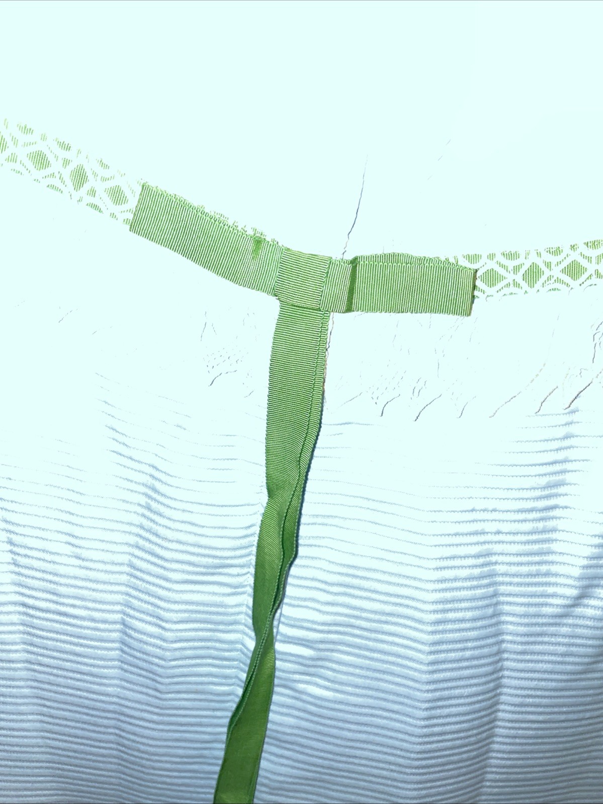 Vintage 60’s 70s Maxi Dress Sz 3 Gina Petites Blue/green Bow Boho Empire Waist