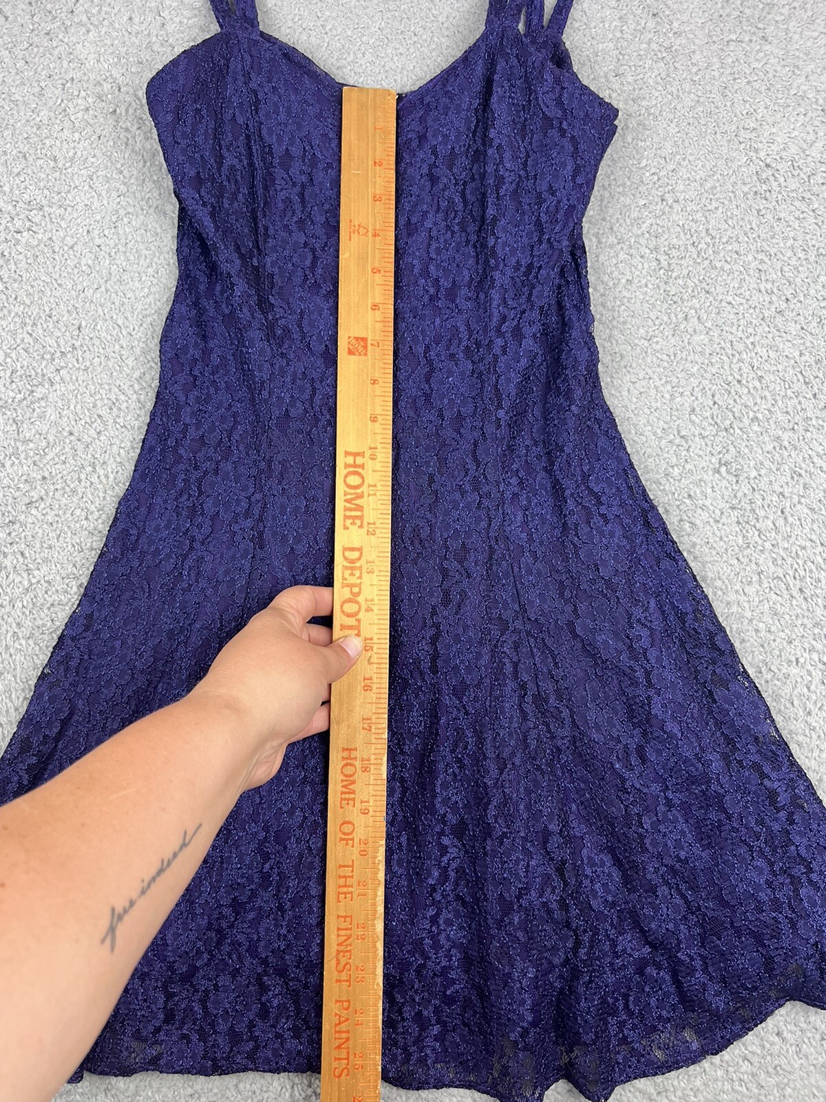 Vintage 90s Dress ALL THAT JAZZ Lace Mini USA Whimsigoth Fairy Skater Regal