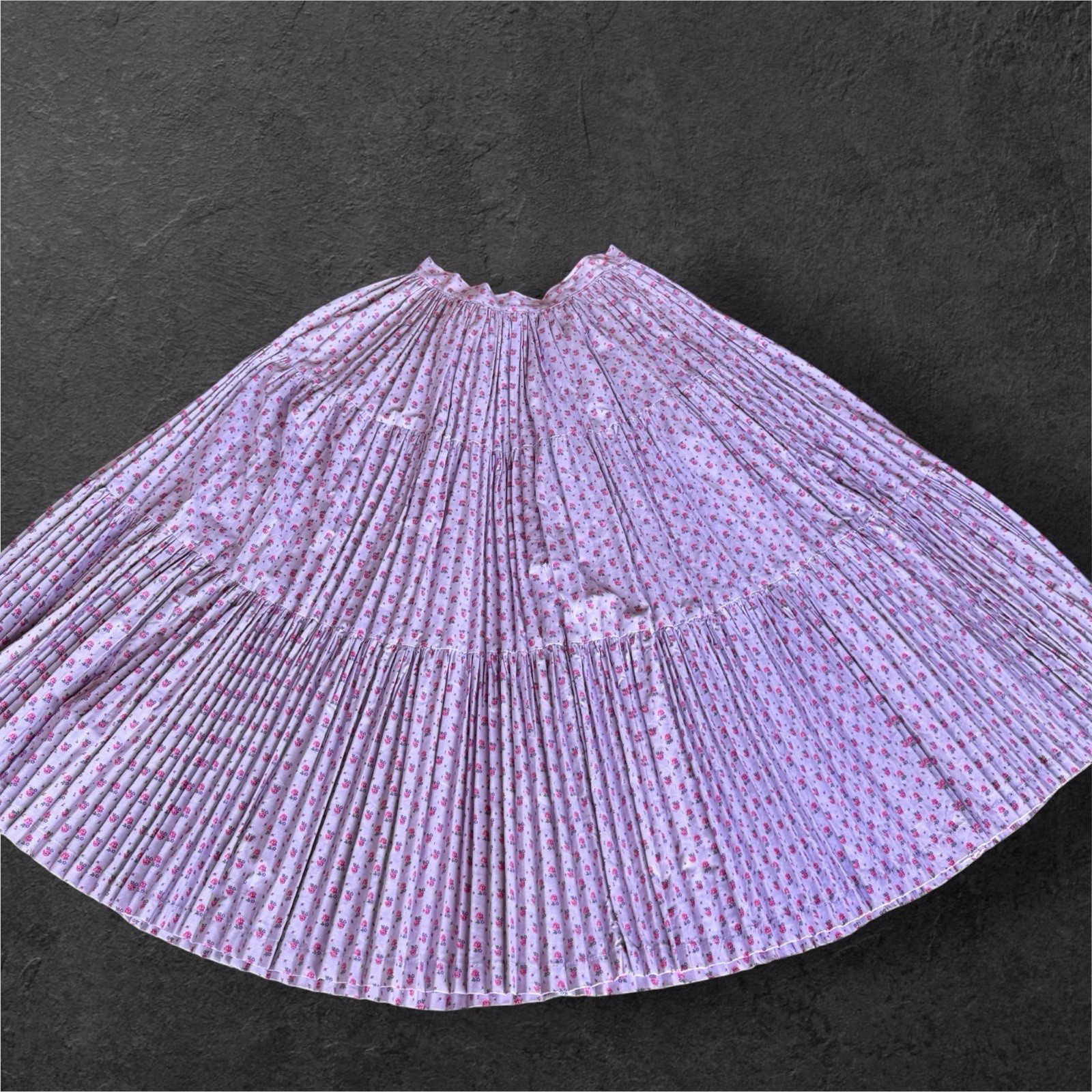 Vintage Martha of Taos Skirt Sz S Quiet Luxury Broomstick Western Boho Floral