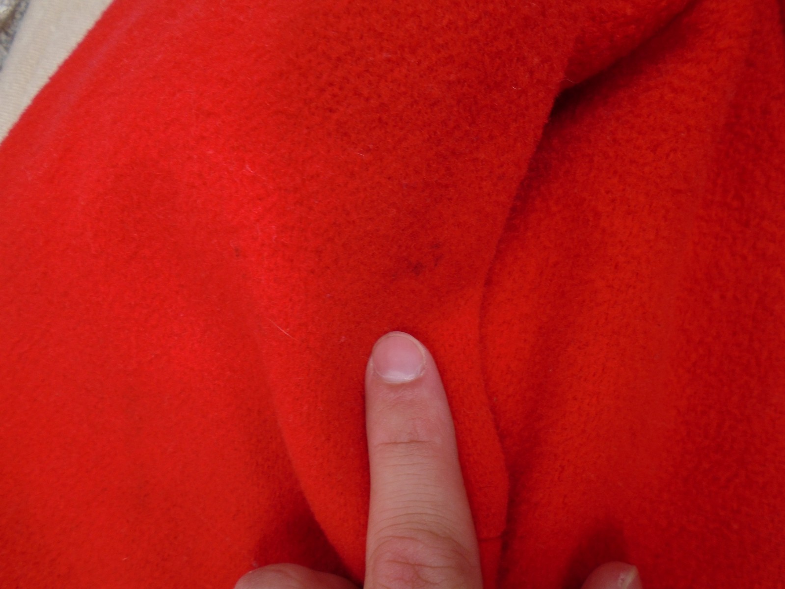 Vintage 80s Betty Rose Red Wool Peacoat Size Small Golden Buttons Double
