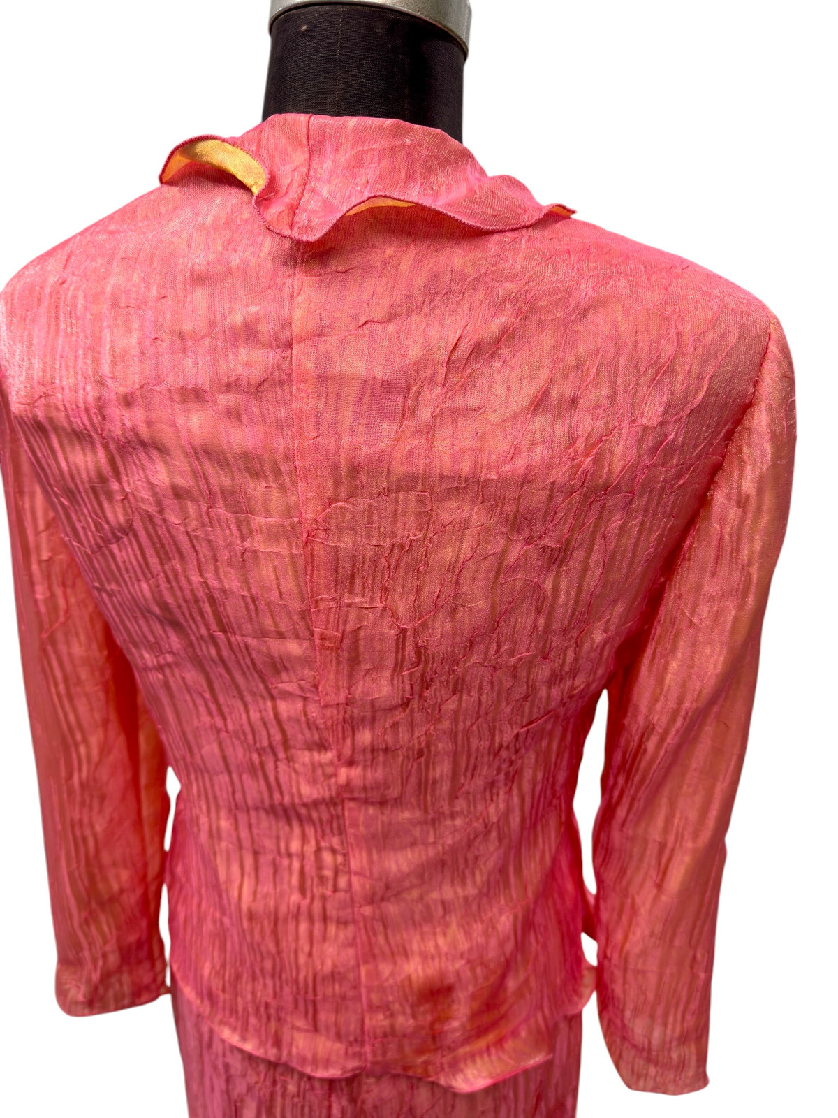 Vintage Teatro Dei Sogni By Beppe Bondi Summer Pink Skirt Suit Sz 10