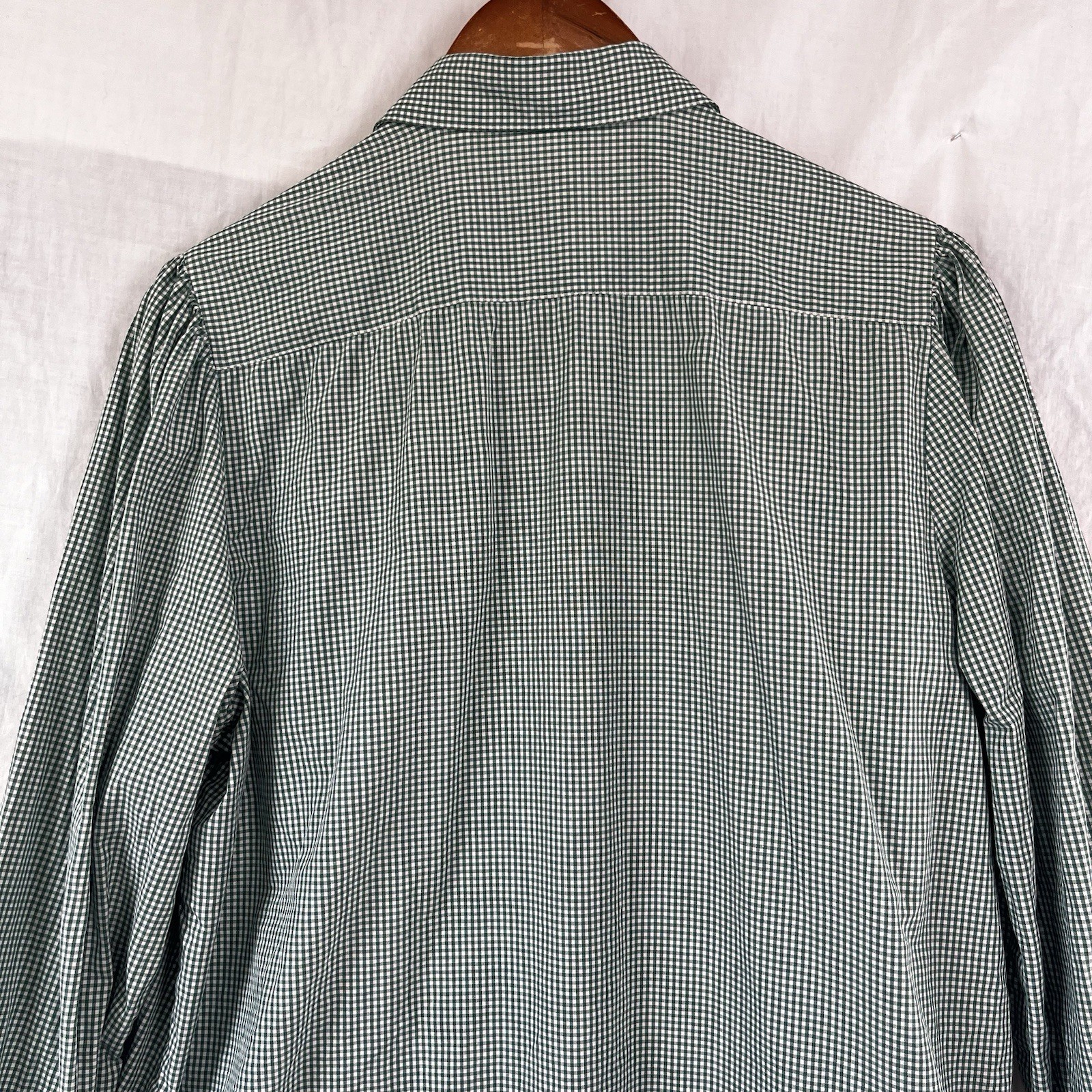 Hammerschmid Vintage Gingham Shirt Women Medium German Cotton Blouse Hearts Cute
