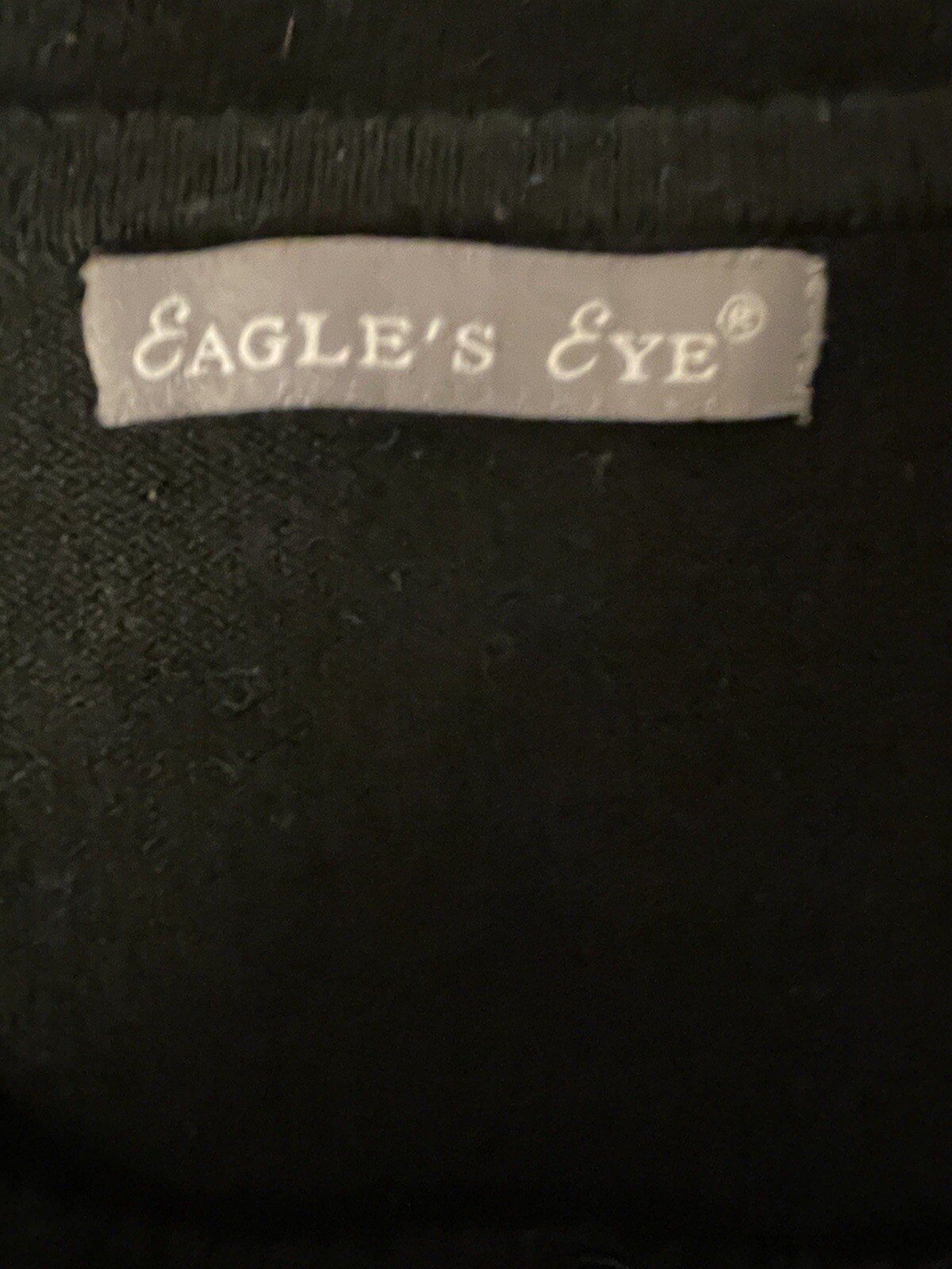 Vintage The Eagle’s Eye Floral Sweater Cardigan Size M. No Size Tag. Embroidery