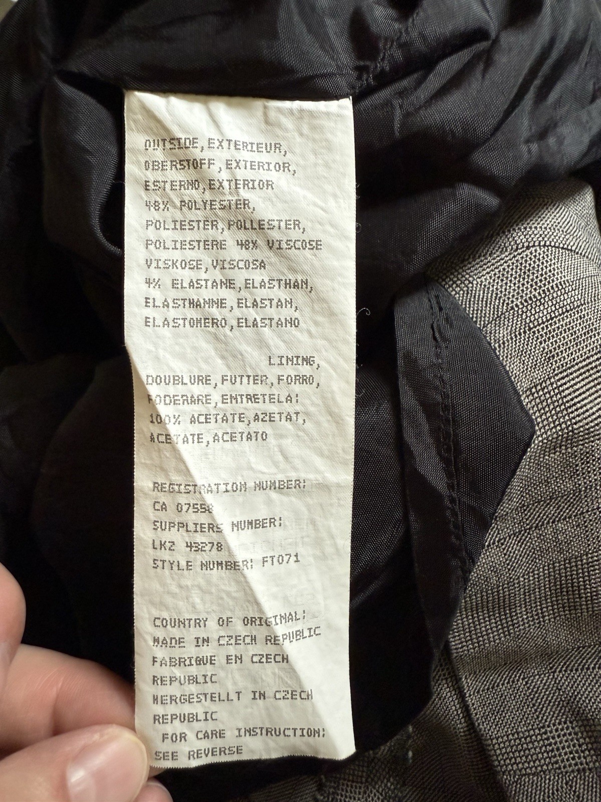Vintage grey MEXX skirt, US 10 / GB 12 / FR 40, excellent condition