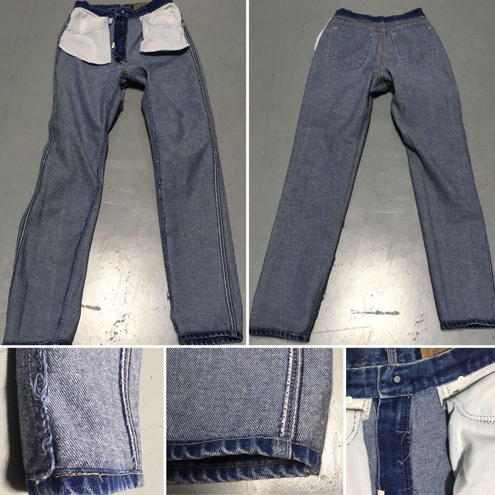 Vintage Lee Jeans High Waist Made In USA 8 Med 26 1/2” Waist Lee Riders 80s 90s