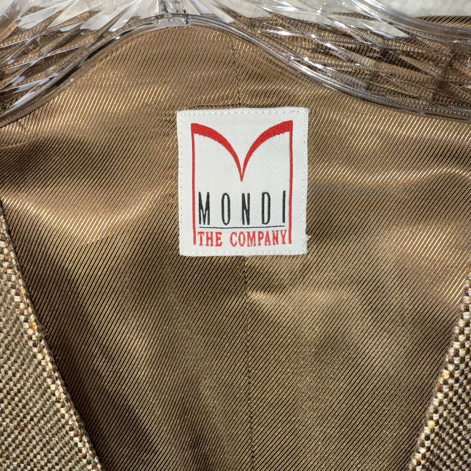 Vintage MONDI Womens EU 40 / US Medium Brown Wool Blend Vest West Germany