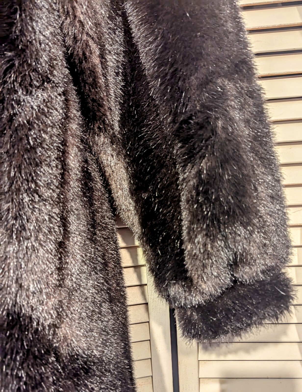 Hillmoor of New York Vintage Rich Brown Faux Fur Women’s Jacket/Coat Size S-M