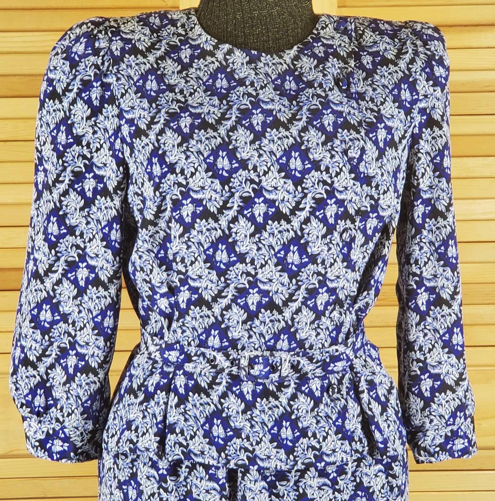 Vintage 2pc outfit dress 1980s skirt & top chest 40 waist 32 petites USA