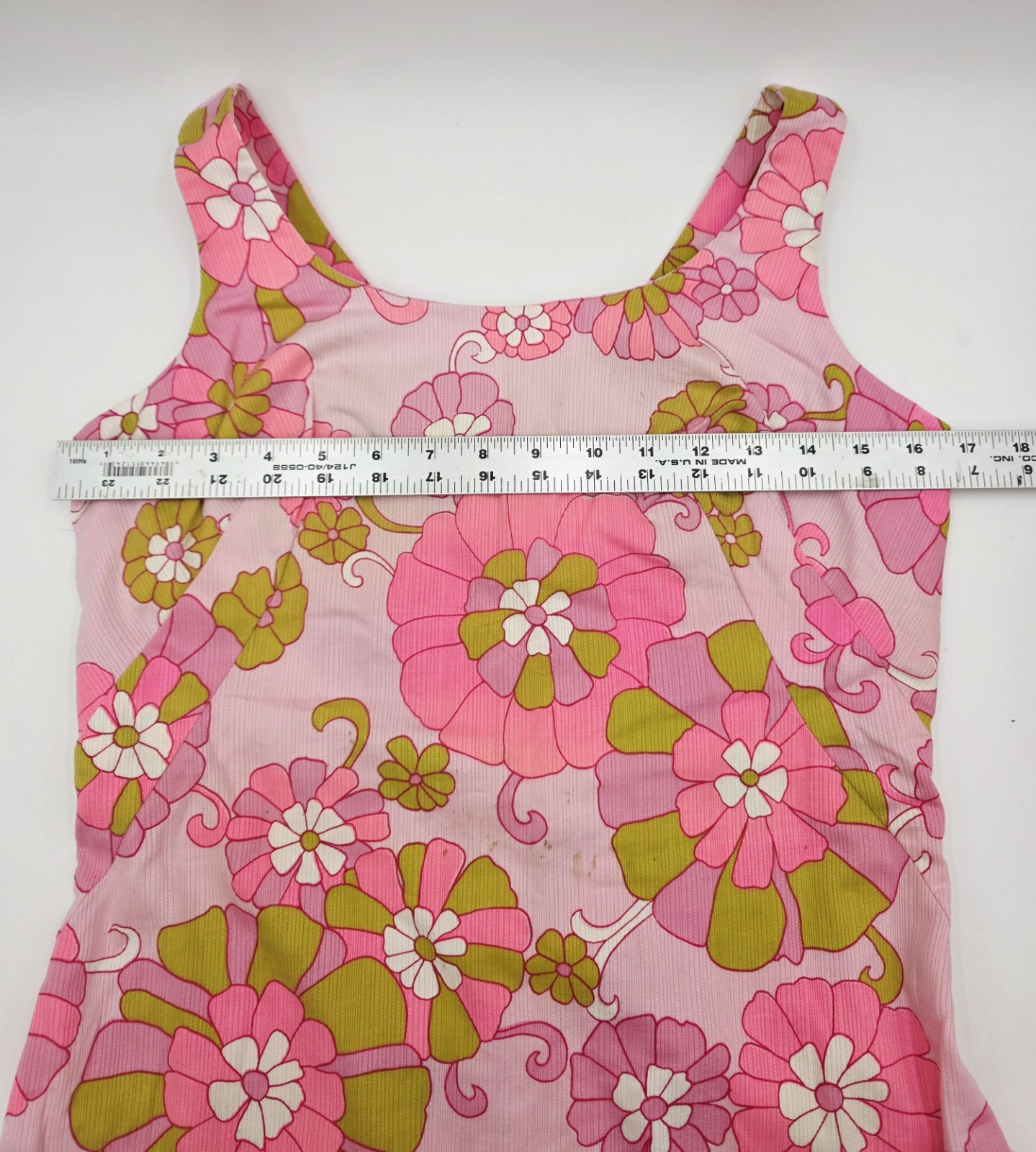 RARE! Vtg B Altman & Co Made In HAWAII Bathing Suit Swimsuit MOD 1960’s Size 6