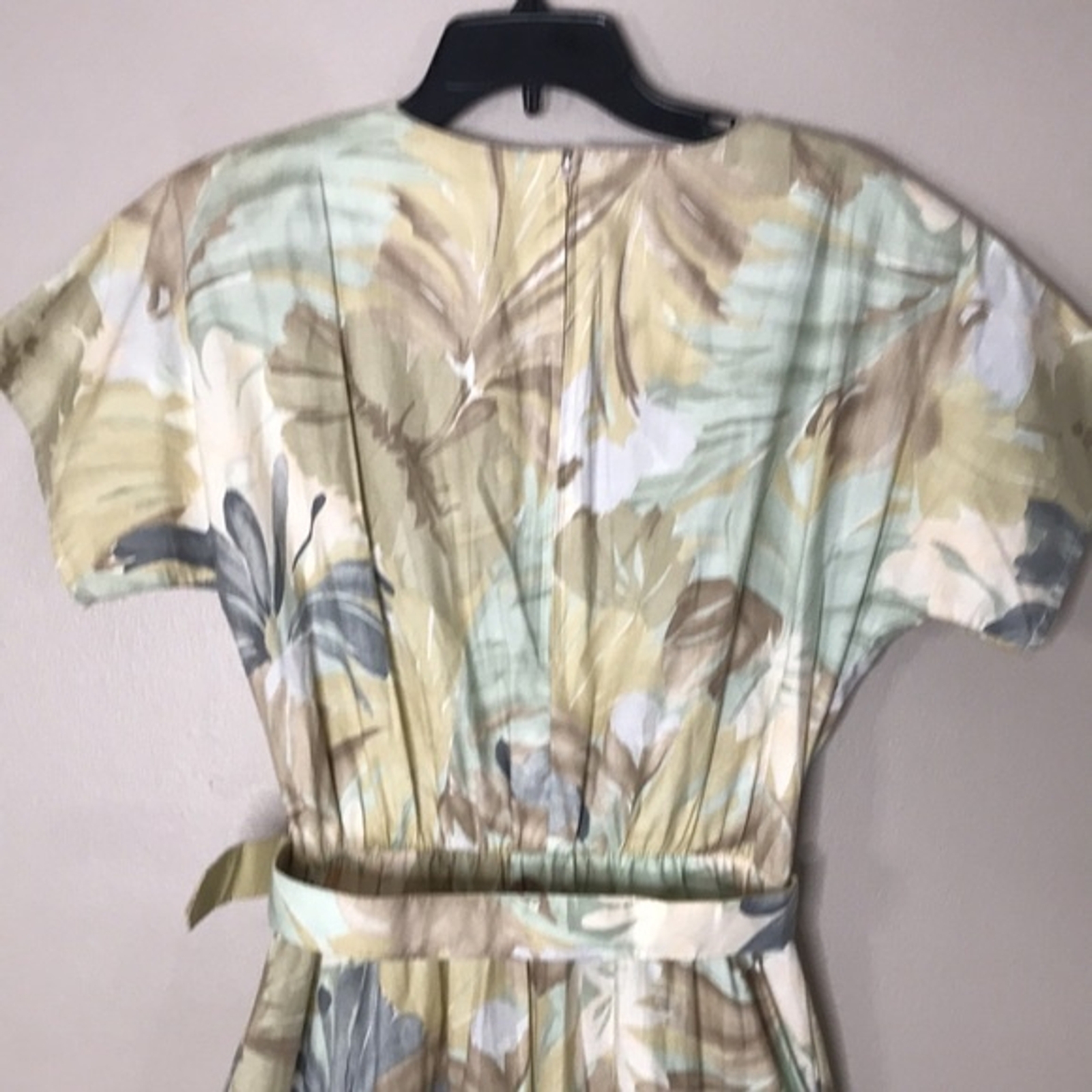 Vtg California looks made in USA prairie dress 100% cotton size 12P old money