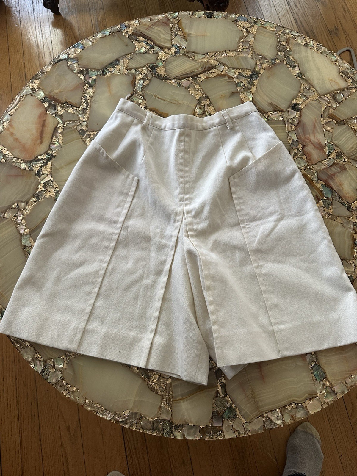 VINTAGE Off White Country Set Culottes
