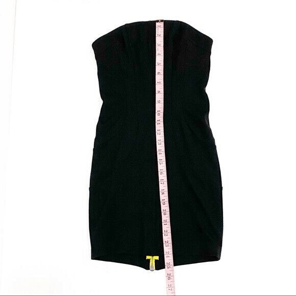 Vintage 90’s Mini Dress Neon Yellow Zippered Back Formal Body Con Size 0