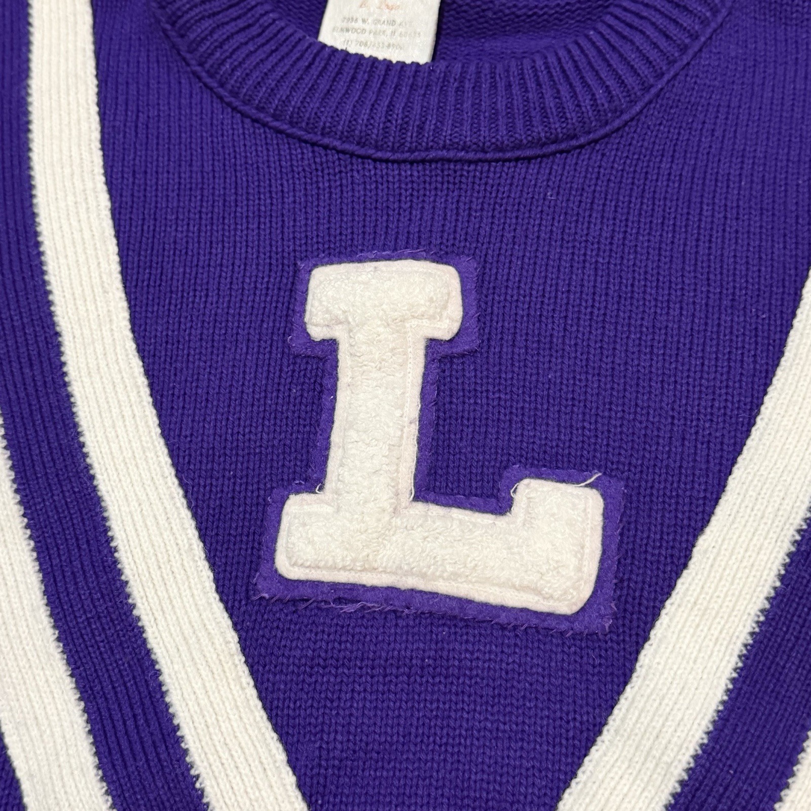 VTG 70s Spirit by Logan Varsity Letter Sweater Cheerleading Knit Womens USA XS/S