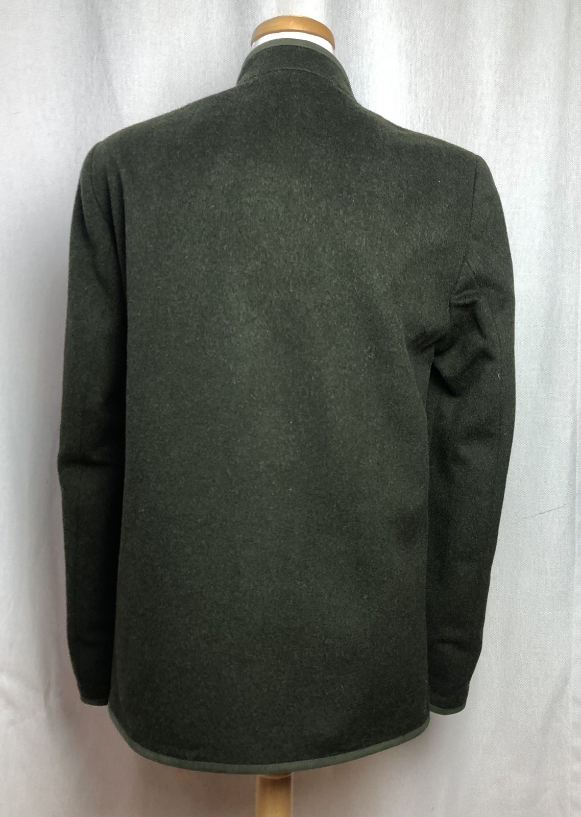 Vtg Austrian Loden Wool Jacket Green Tyrolean Tyrol Trachten Women US 2–4 EU 34